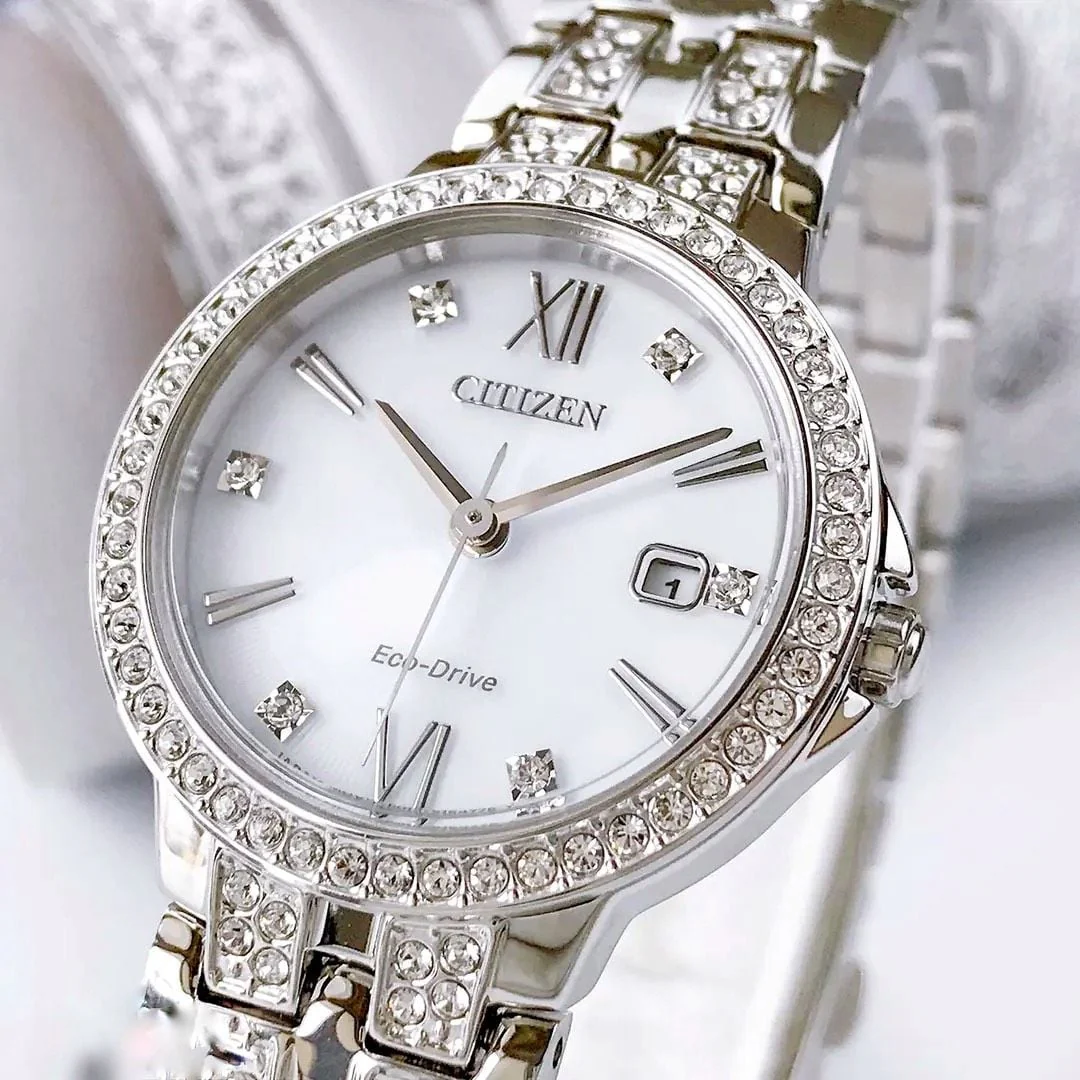 EW2341-63A Reloj Citizen Silhouette de mujer correa de metal - Image 3