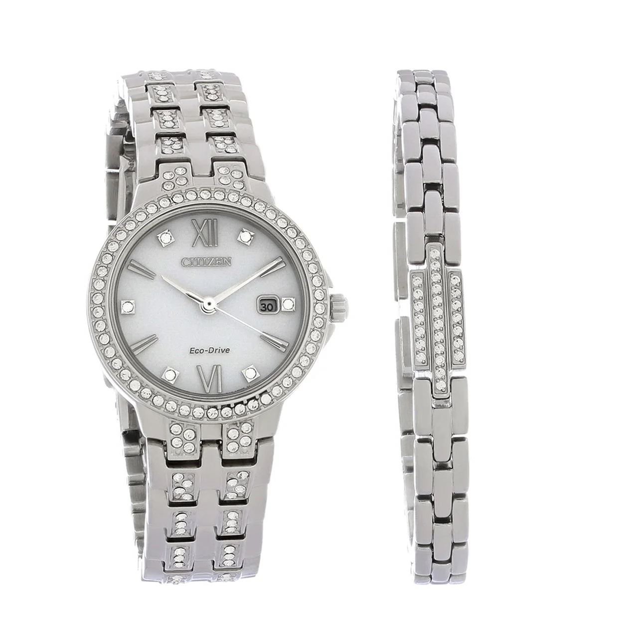 EW2341-63A Reloj Citizen Silhouette de mujer correa de metal - Image 4