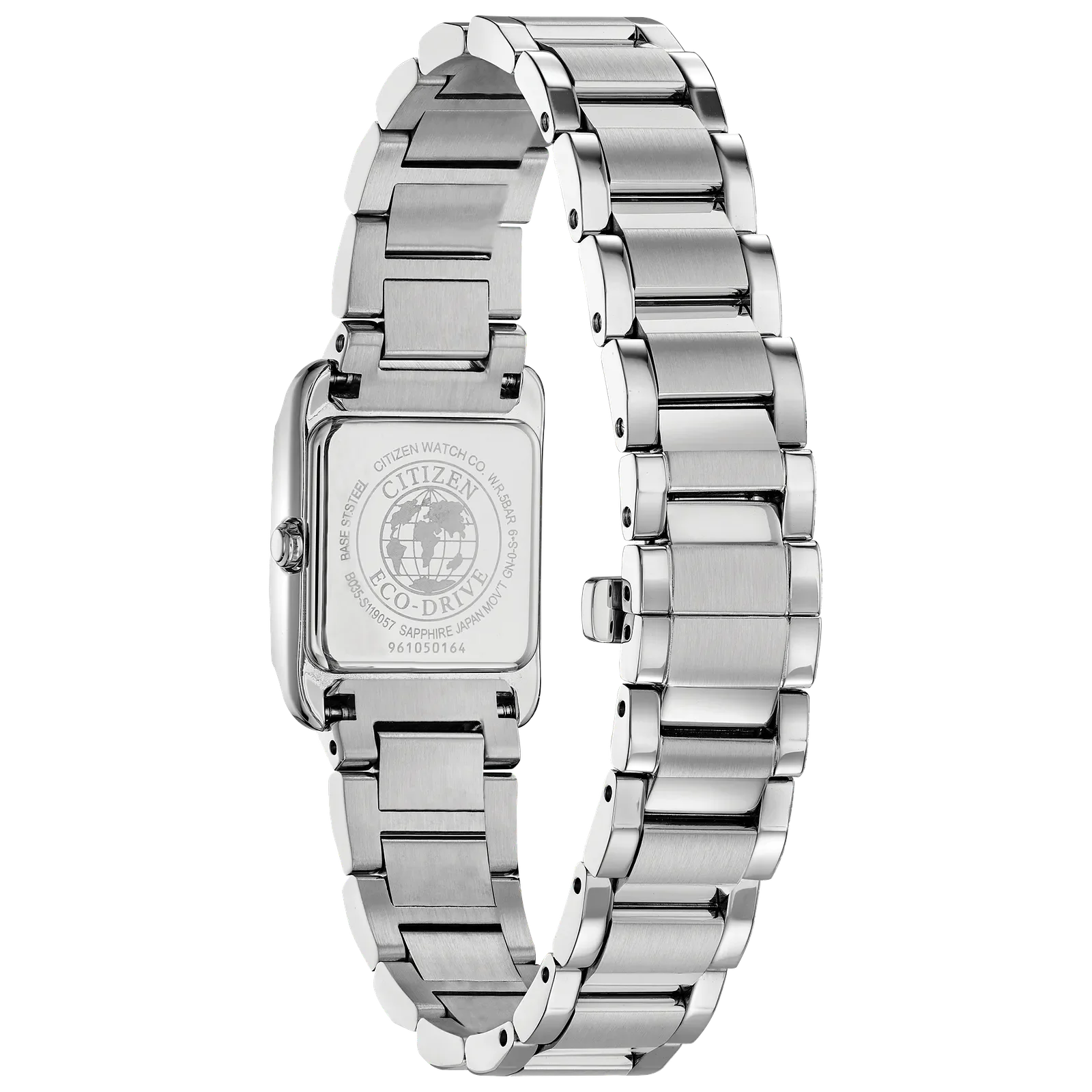 EW5551-56N Reloj Citizen L Blanca de mujer pulsera de metal 22 mm Eco-drive - Image 2