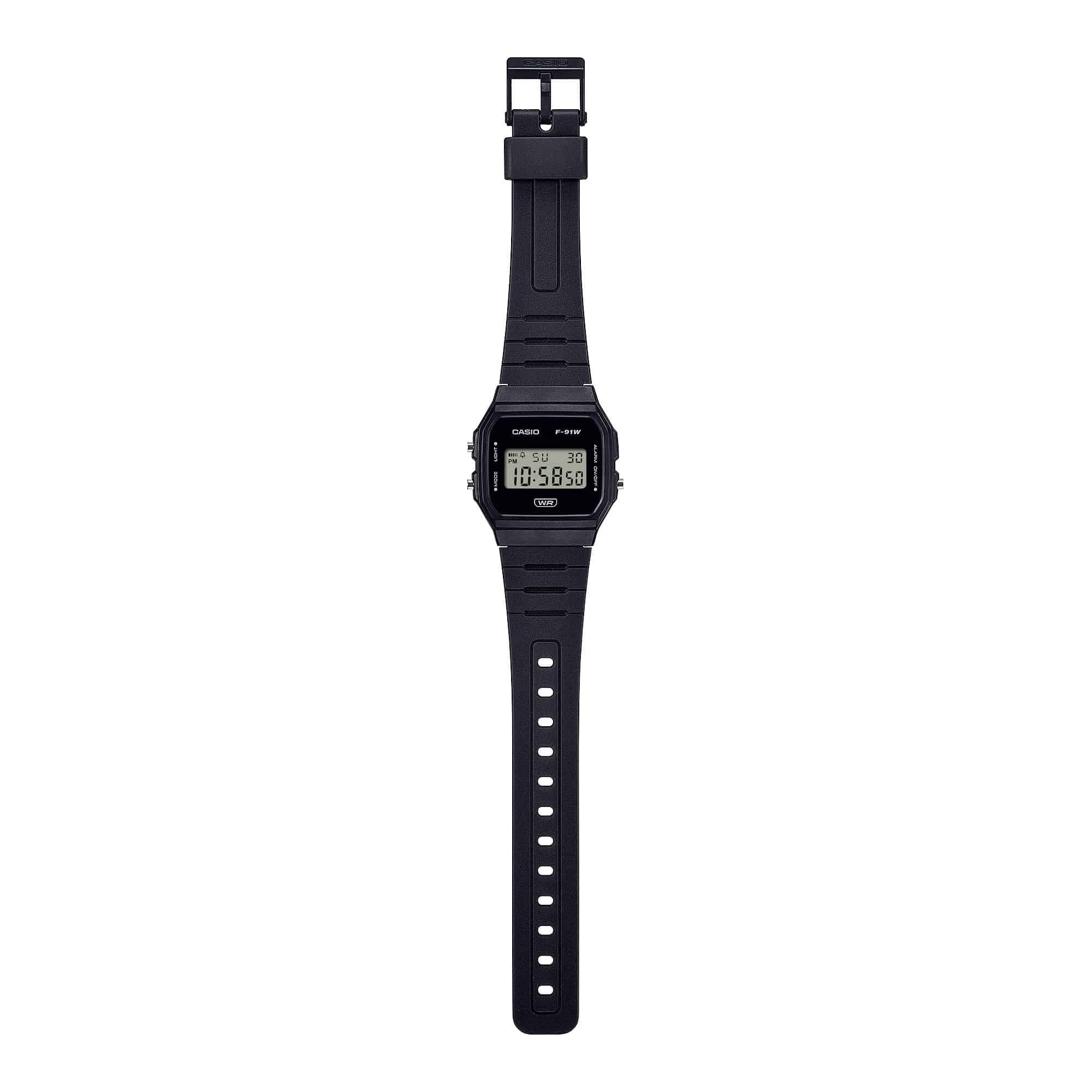 F-91WB-1A Casio reloj Unisex correa de caucho - Image 2