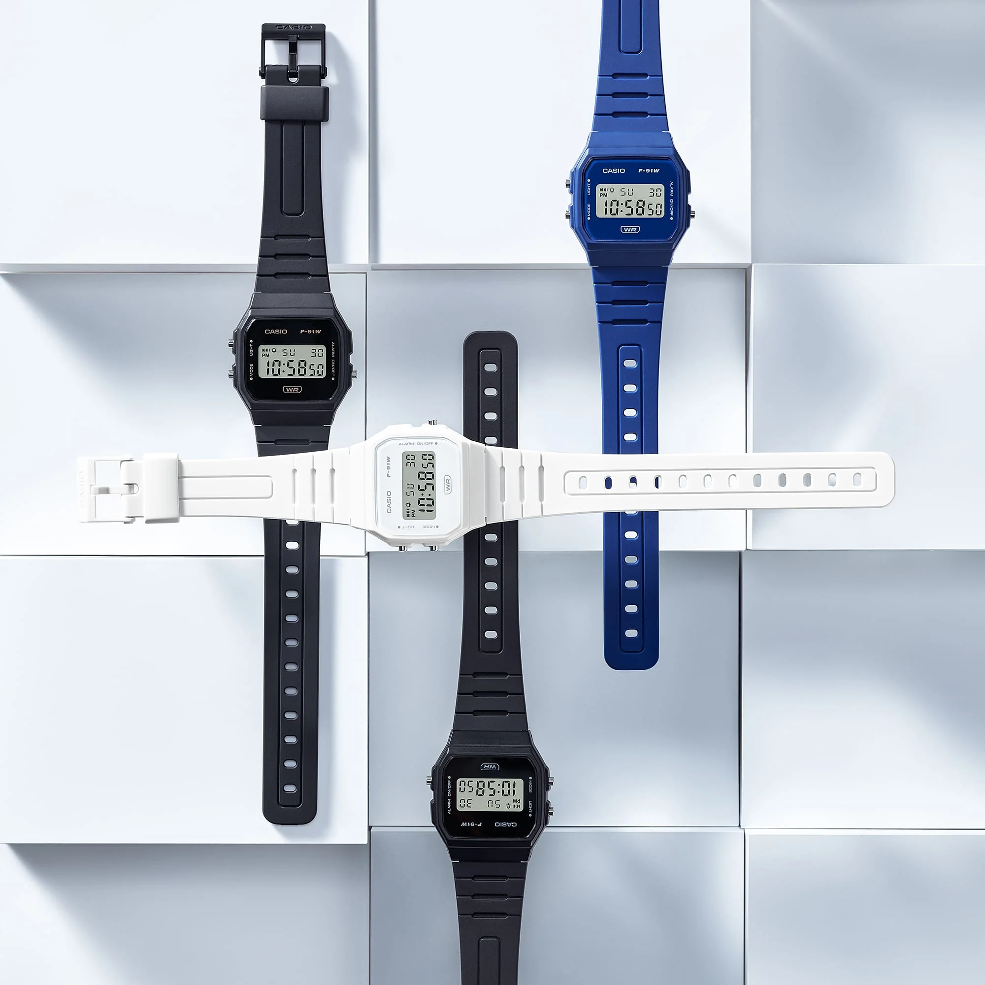 F-91WB-8A Casio reloj pulsera de caucho unisex - Image 3