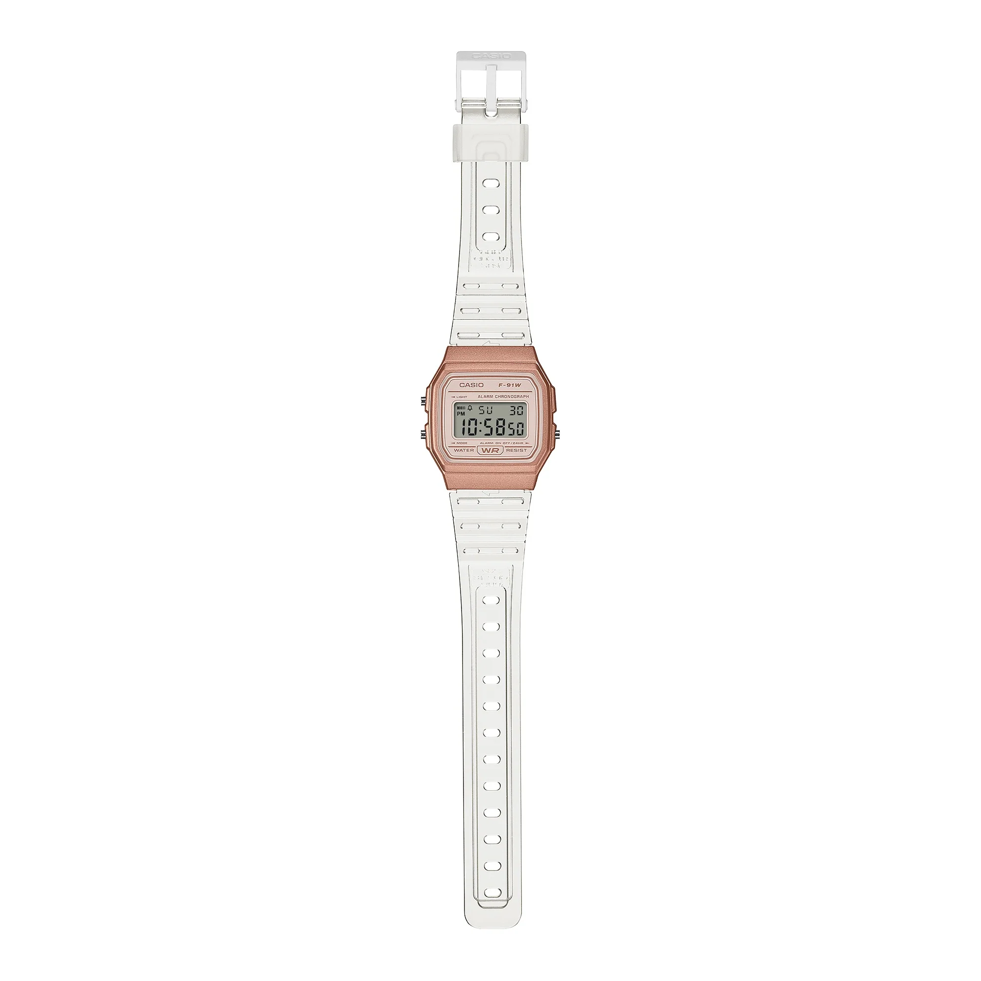 F-91WS-7A3 Reloj Casio unisex correa de caucho digital - Image 2