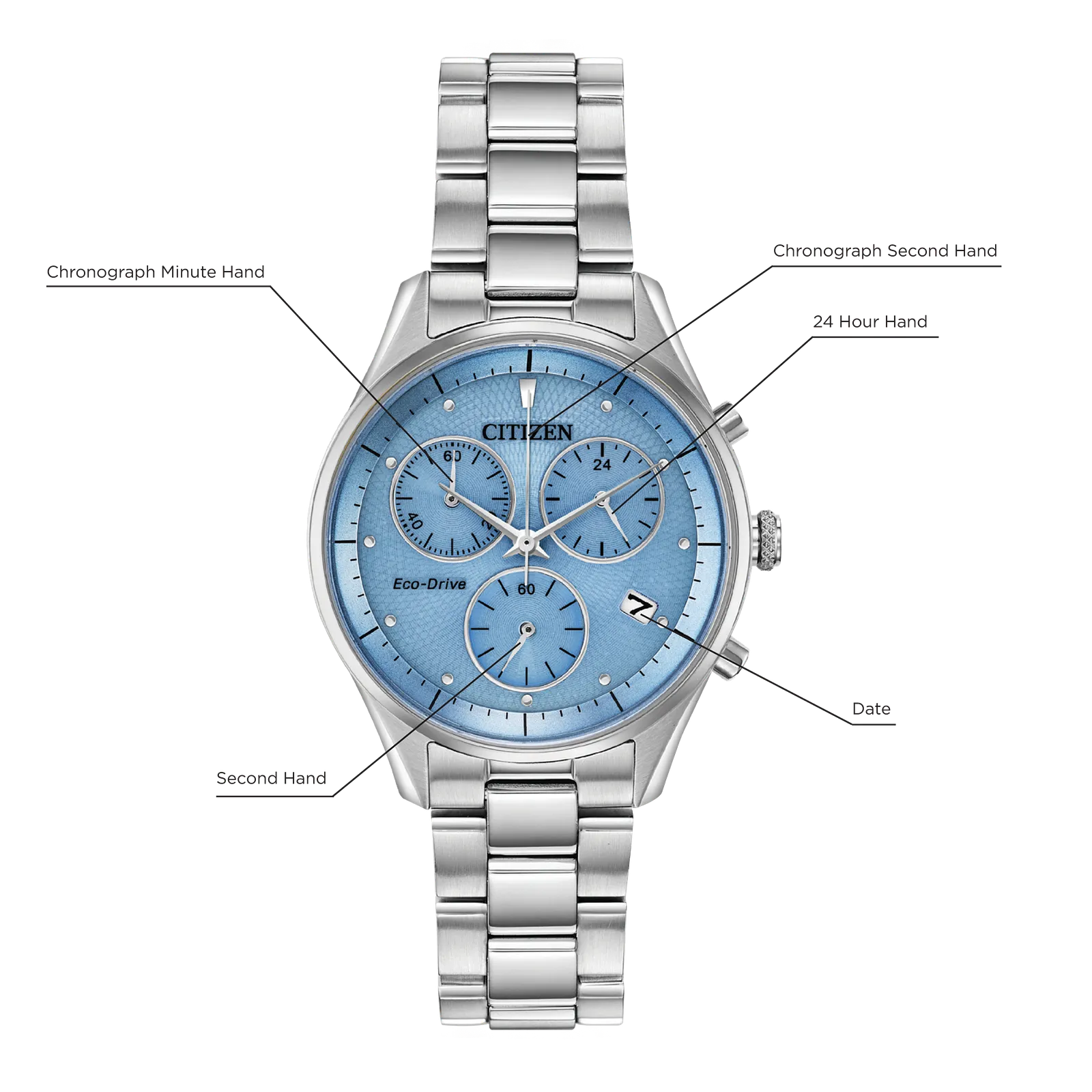 FB1440-57L Reloj Citizen Chandler Eco-drive de dama pulsera de metal 32 mm - Image 4
