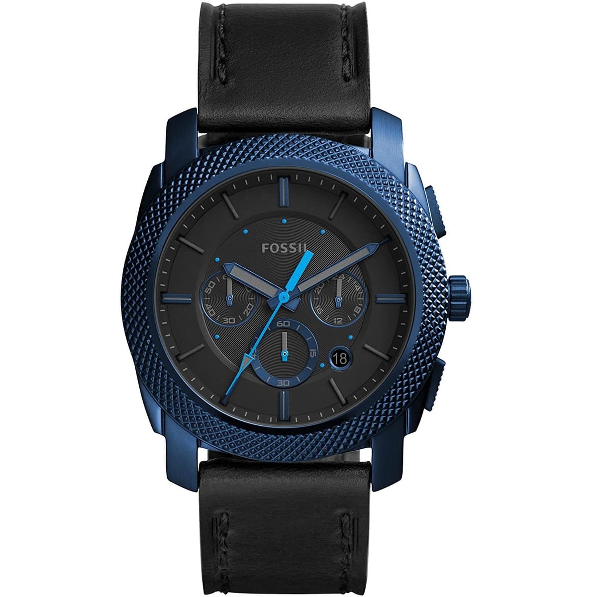 FS5361 Reloj Machine de hombre banda de piel 45 mm