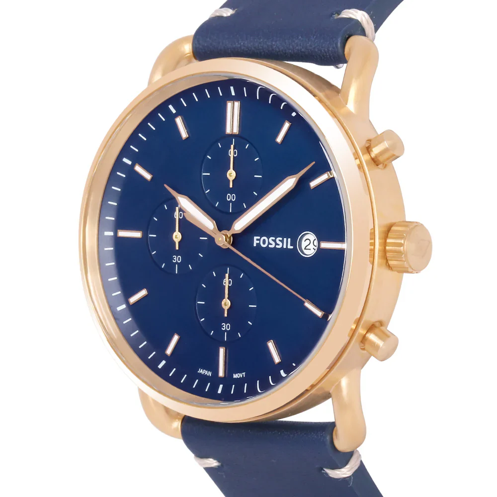 FS5404 Reloj The Commuter de hombre correa de cuero - Image 2