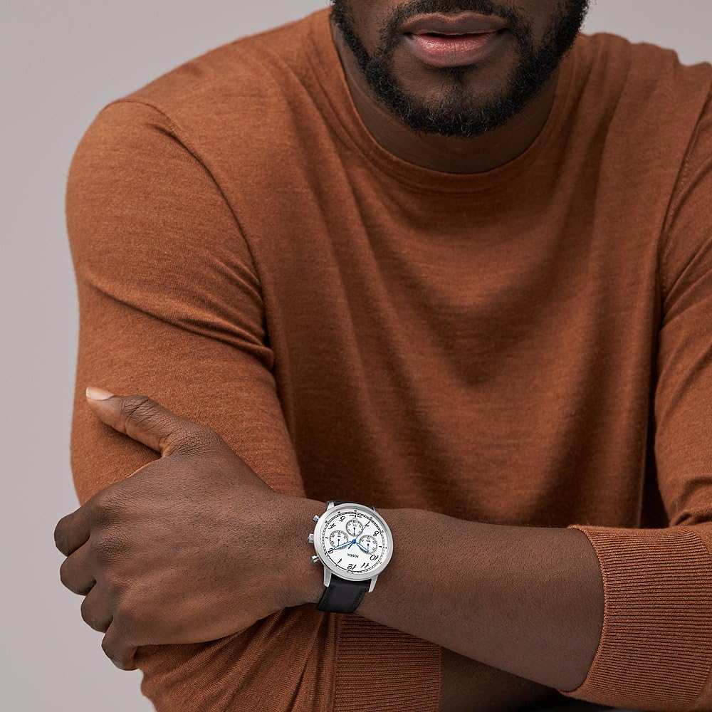 FS6023 Reloj Neutra de hombre correa de cuero - Image 4