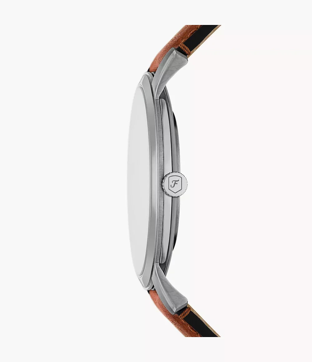 FS6094 Reloj Minimalist de hombre correa de cuero - Image 2
