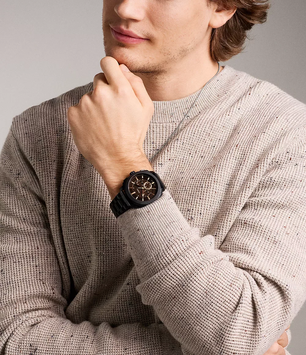 FS6097 Reloj Machine de hombre correa de metal - Image 5
