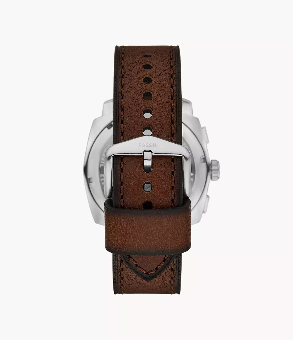 FS6100 Reloj Machine de hombre correa de cuero - Image 4