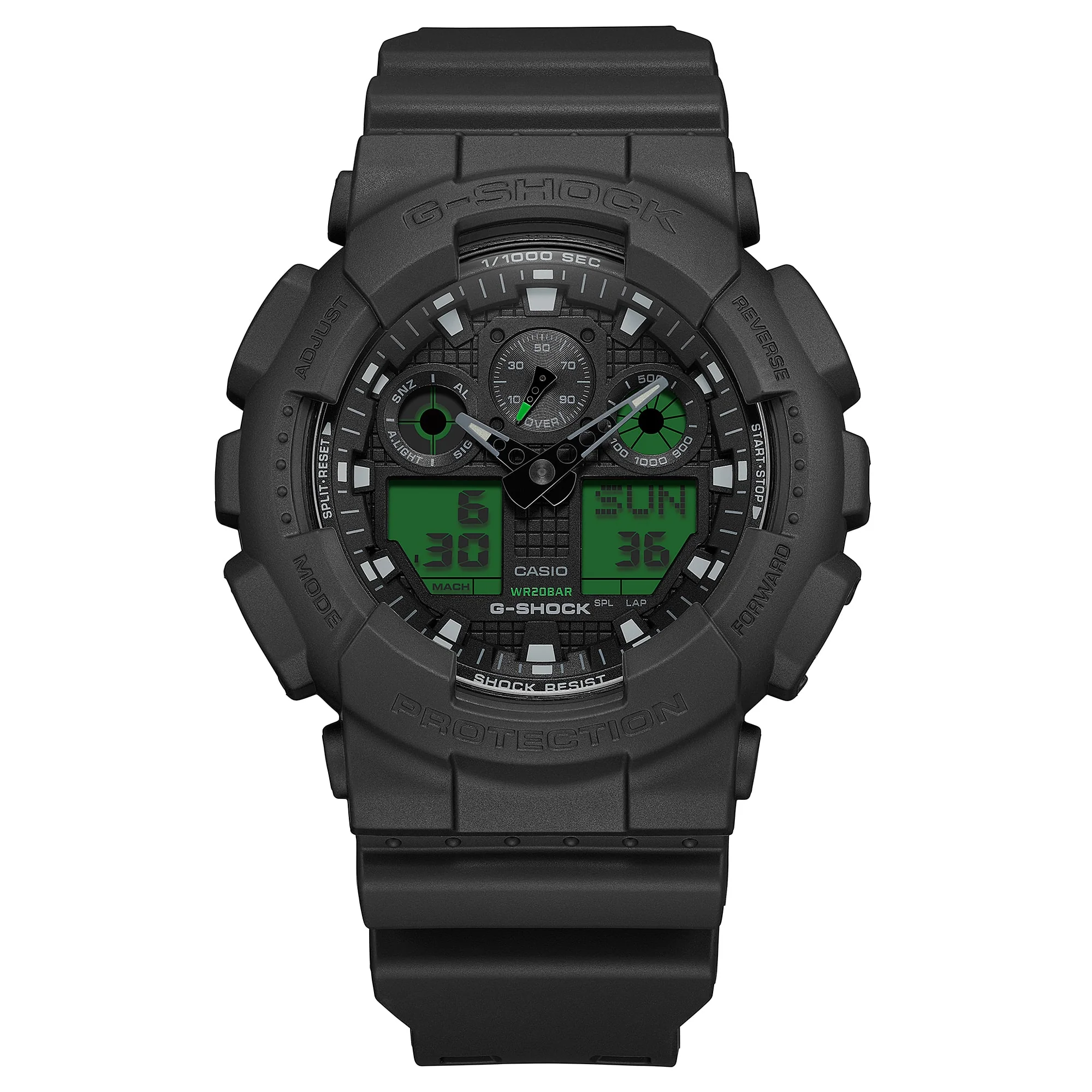 GA-100BEG-1A Reloj G-Shock de hombre correa de resina - Image 6
