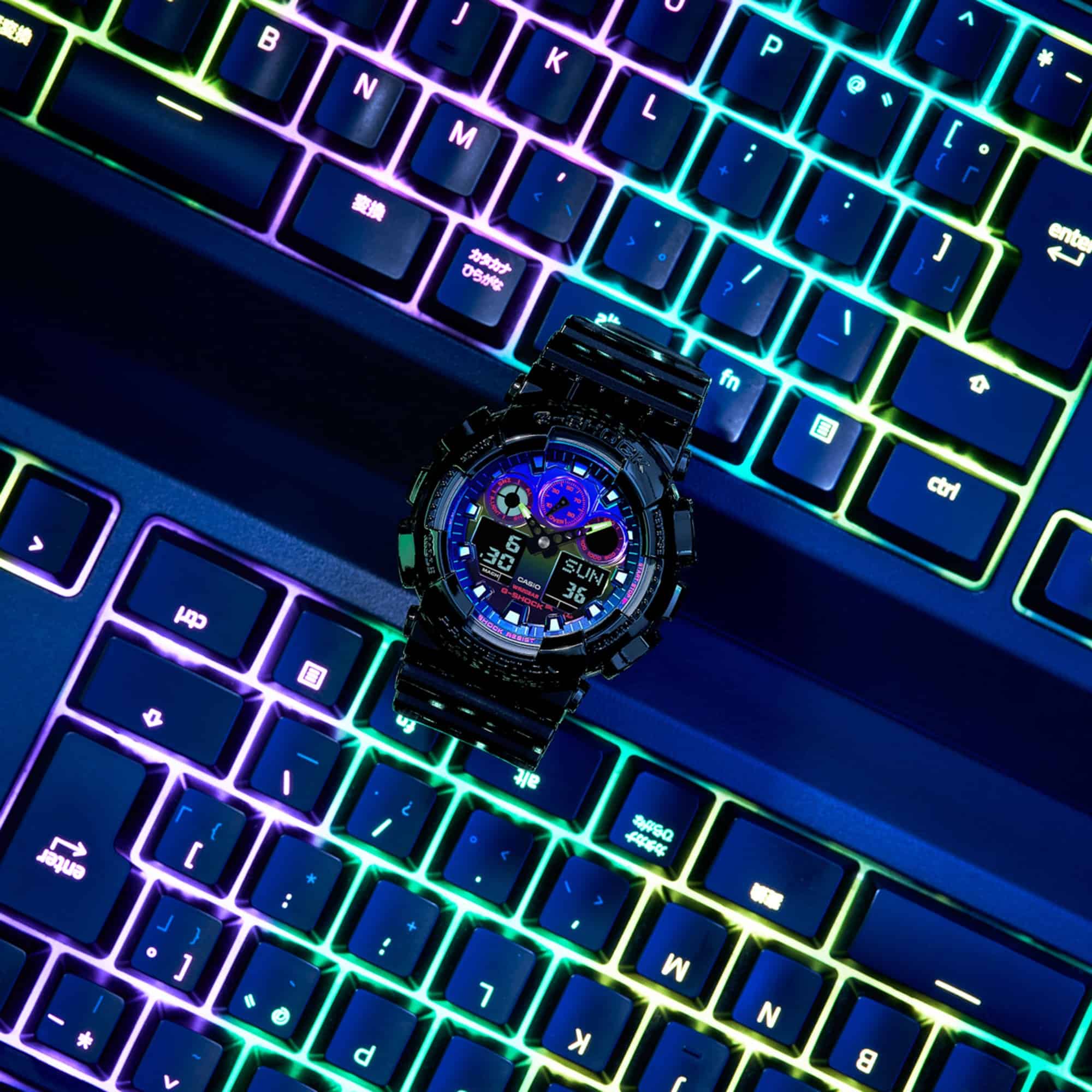 GA-100RGB-1A G-Shock Reloj para Hombre - Image 10
