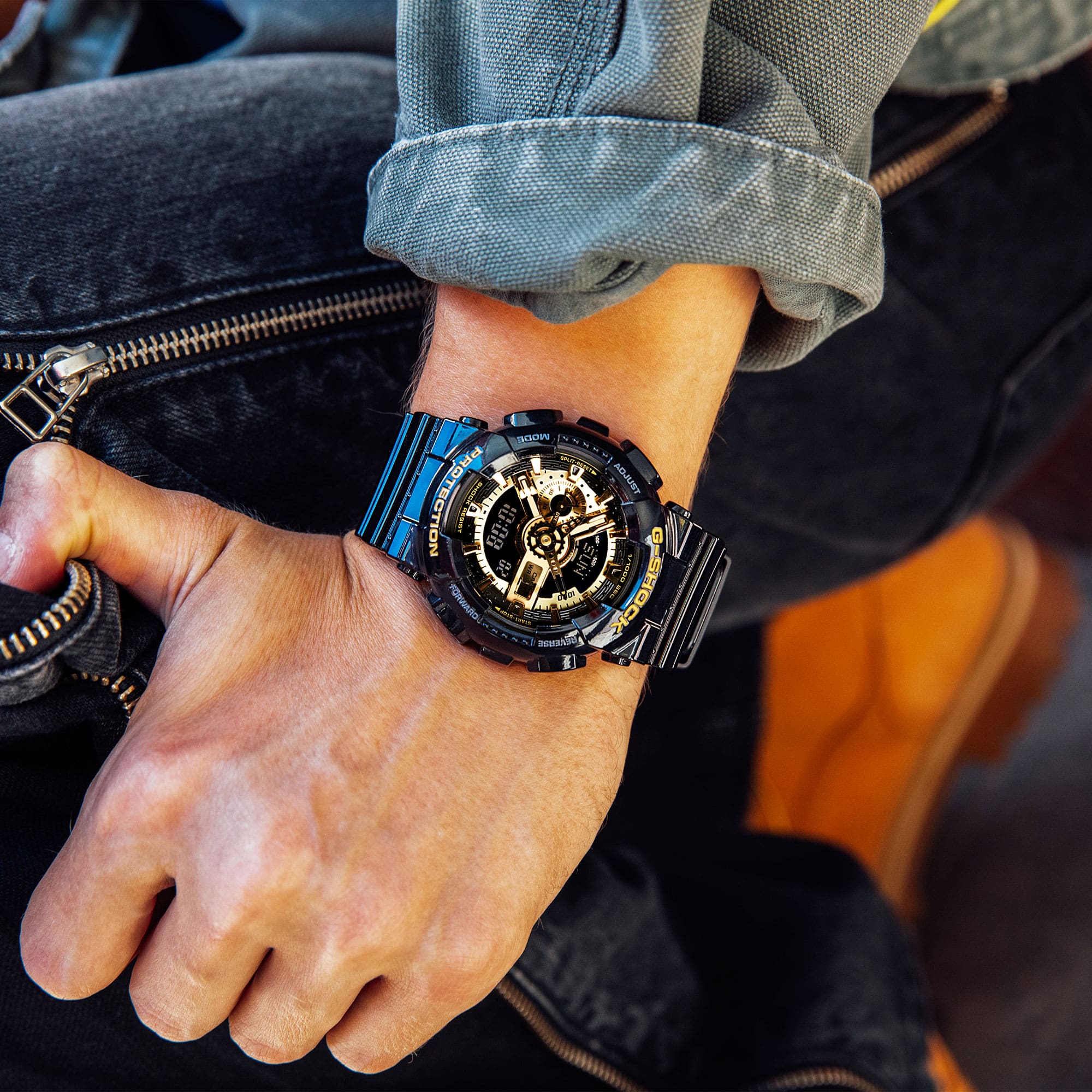 GA-110GB-1A Reloj G-Shock de hombre correa de silicona - Image 7
