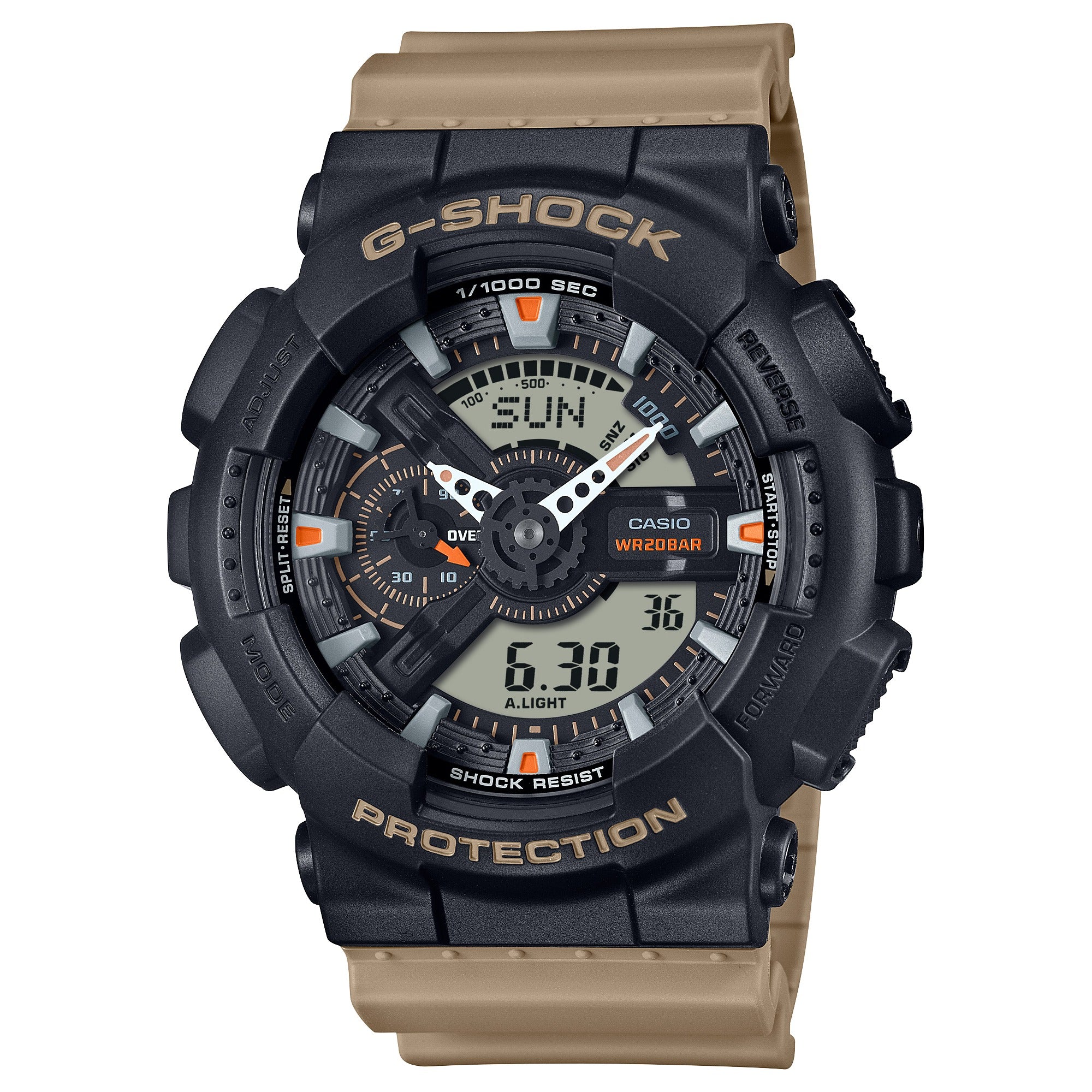 GA-110TU-1A5 G-Shock reloj para caballero correa de caucho