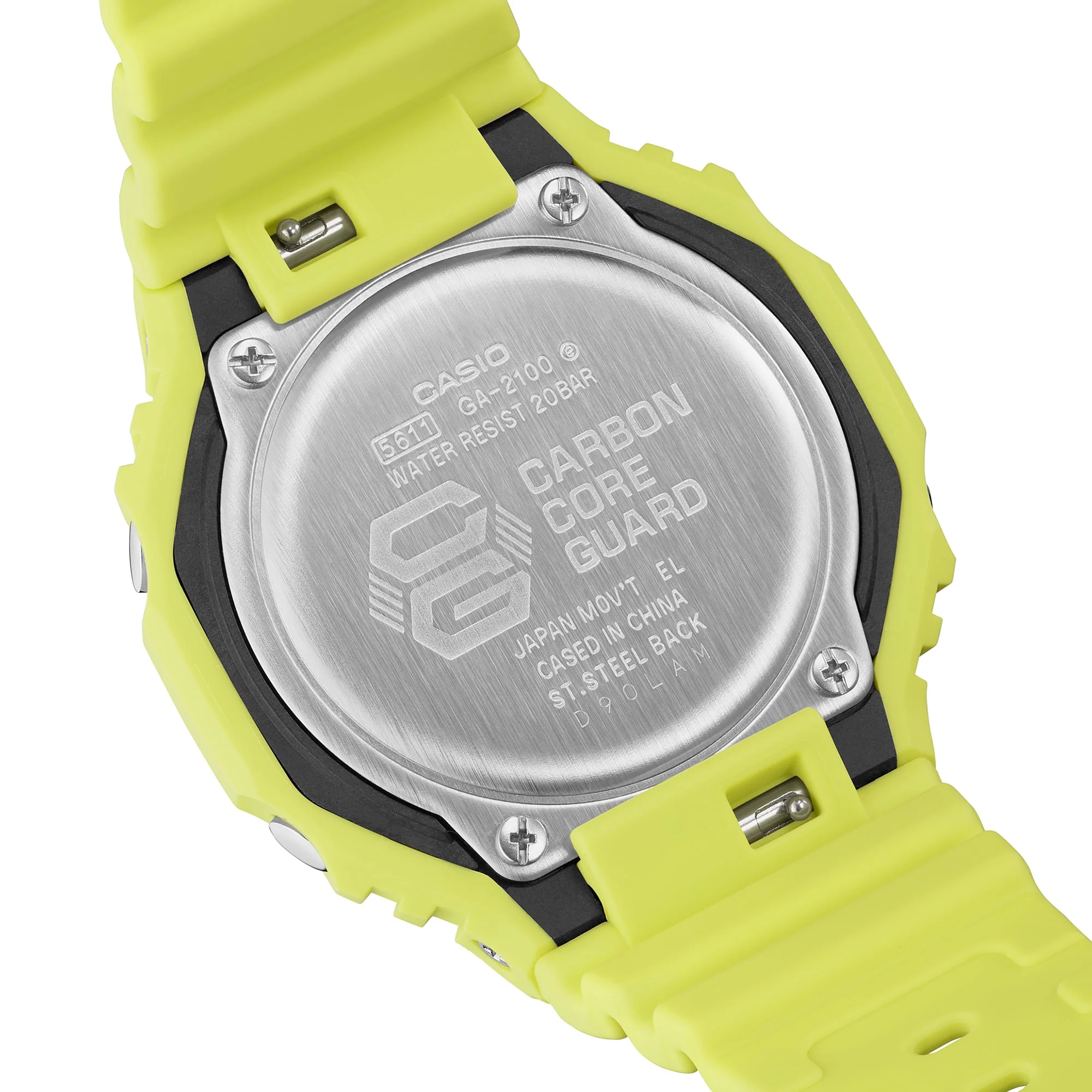 GA-2100-9A9 Reloj G-Shock Classic de hombre pulsera de caucho 48 mm - Image 4