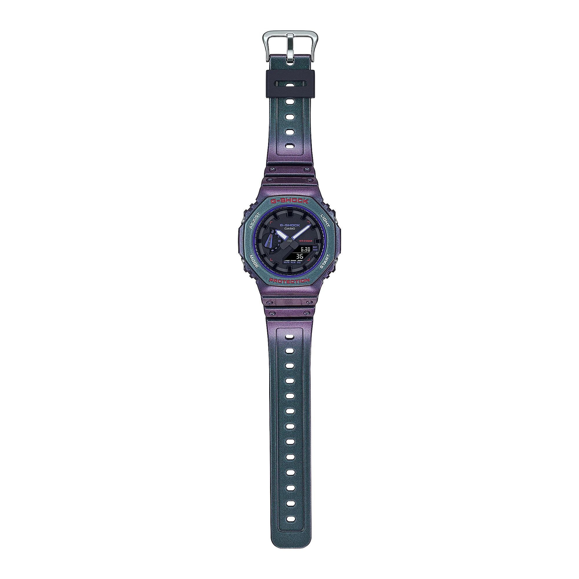 GA-2100AH-6A Reloj G-Shock de hombre pulsera de silicona - Image 4
