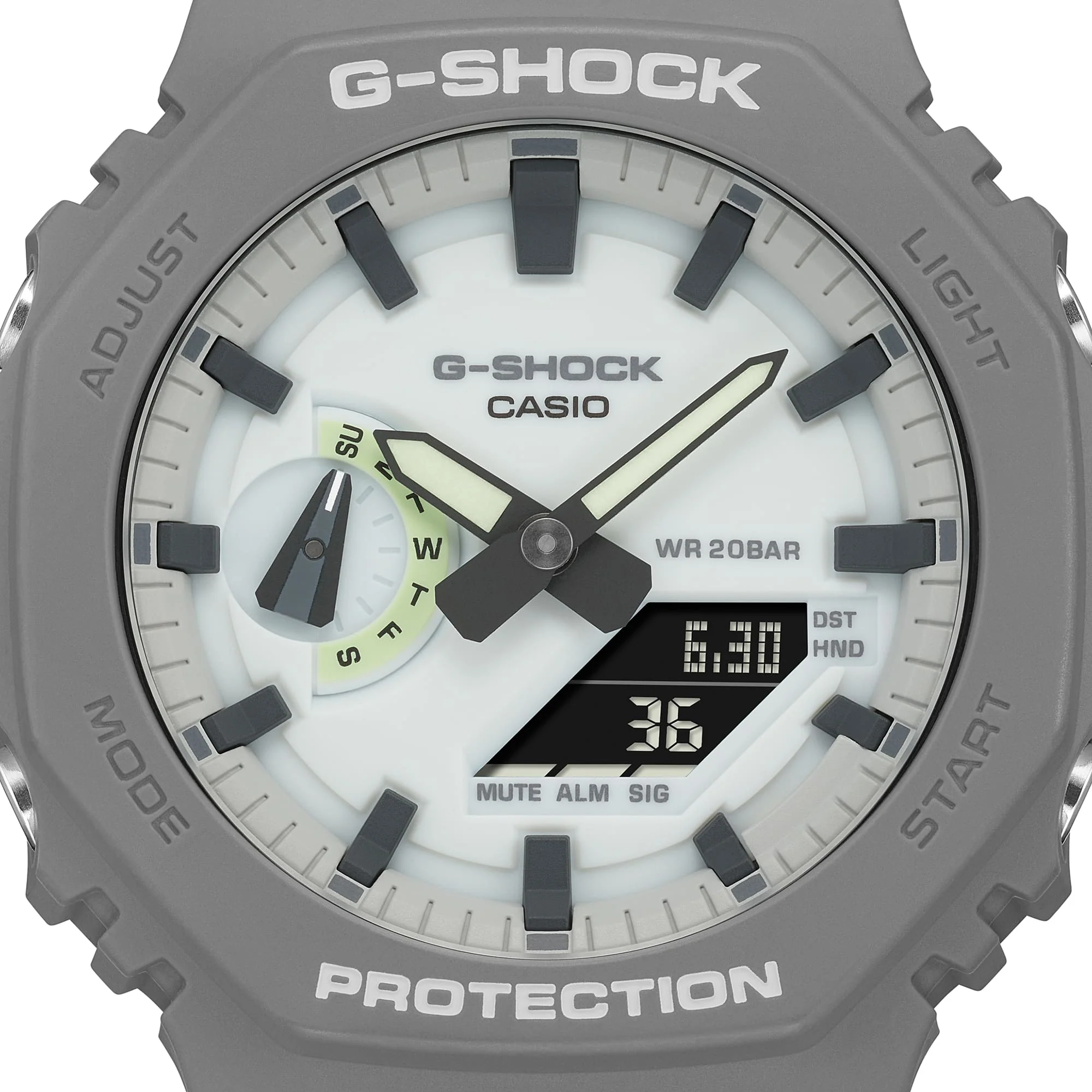 GA-2100HD-8A Reloj G-Shock Pulsera de Caucho para Caballero Doble Hora - Image 10
