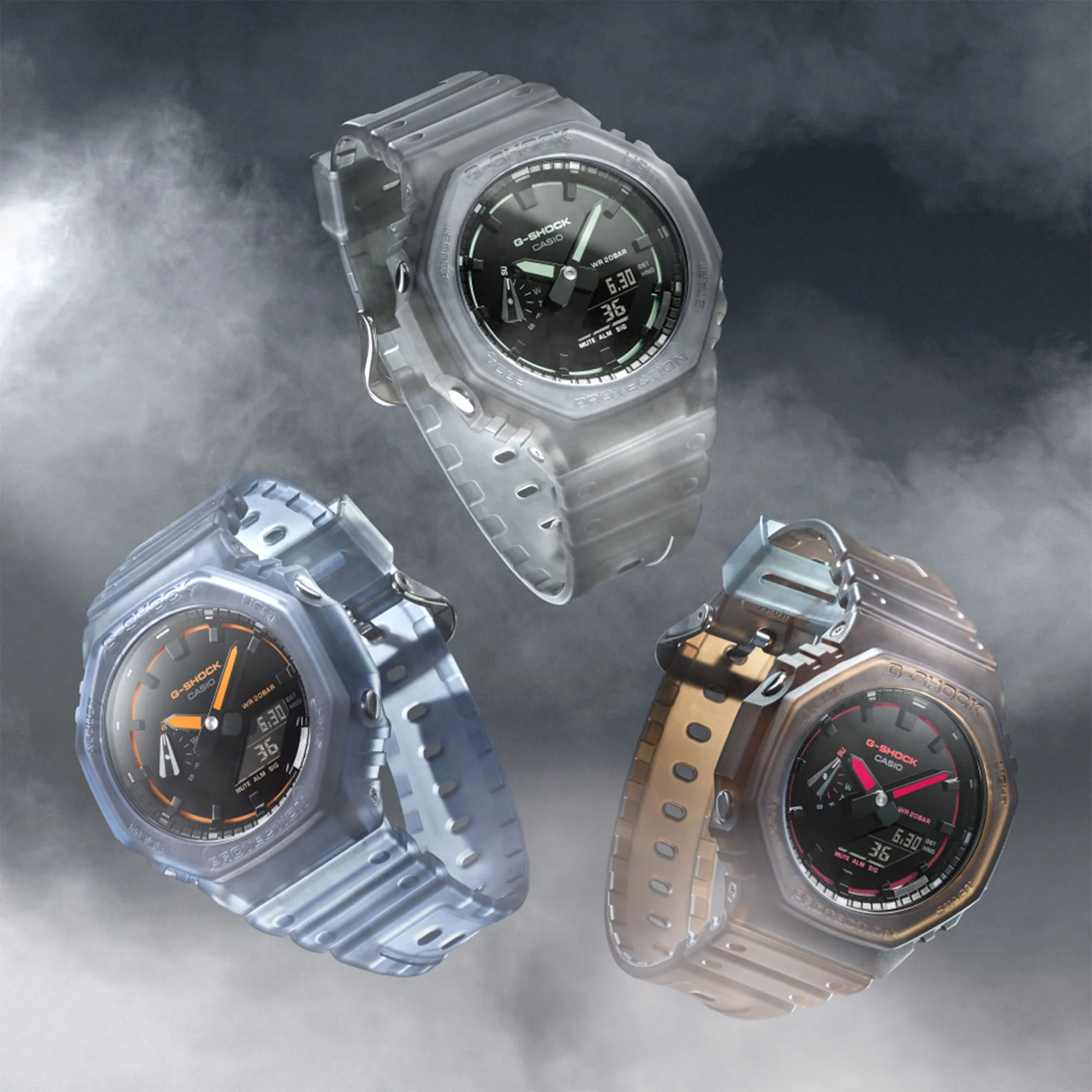 GA-2100K-1A Reloj G-Shock de hombre correa de caucho - Image 2