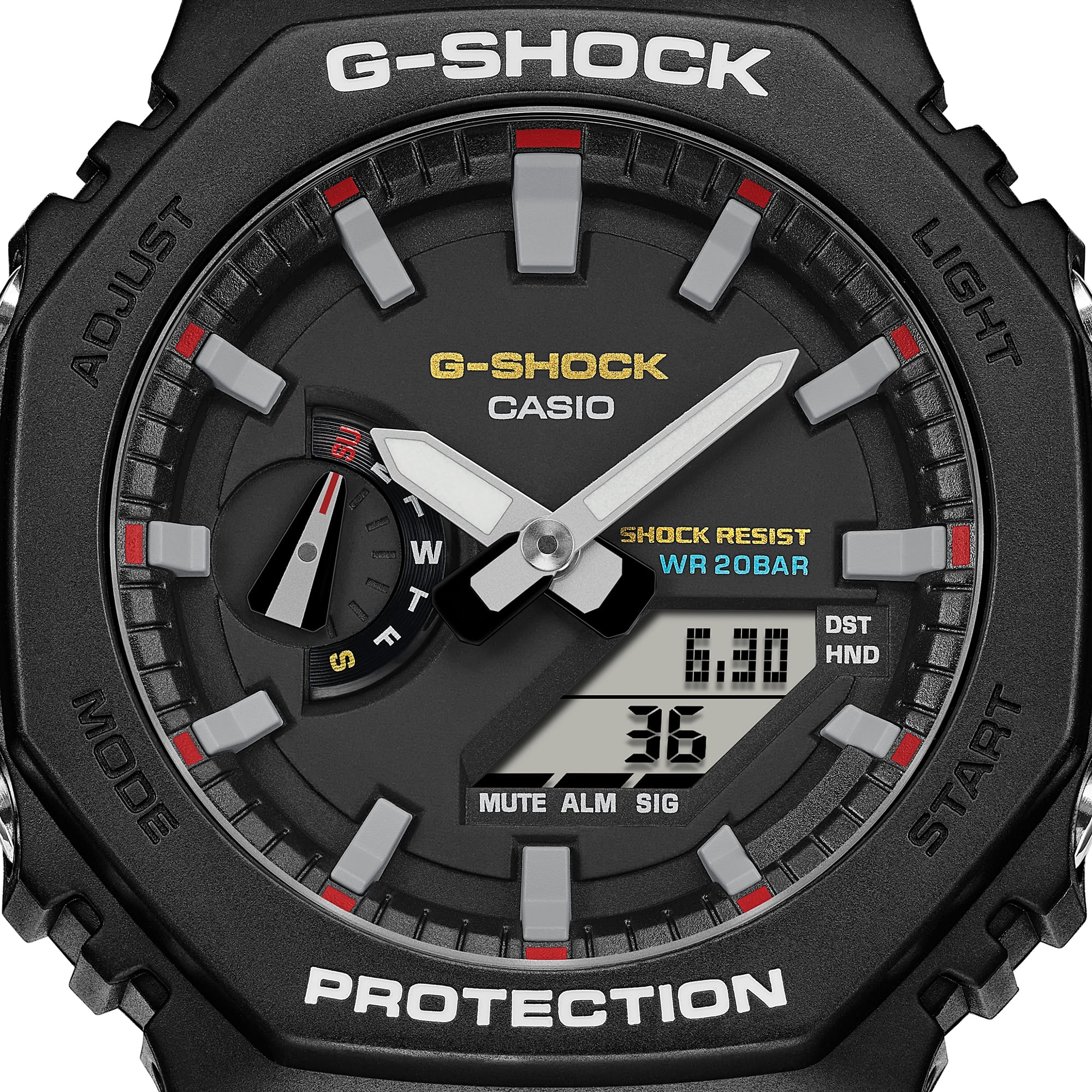 GA-2100RL-1A Reloj de caballero G-Shock pulsera de resina - Image 7