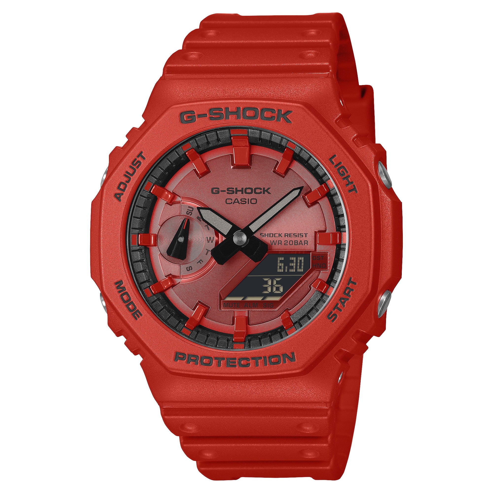 GA-2100RRB-4A Reloj G-Shock de hombre correa de silicona