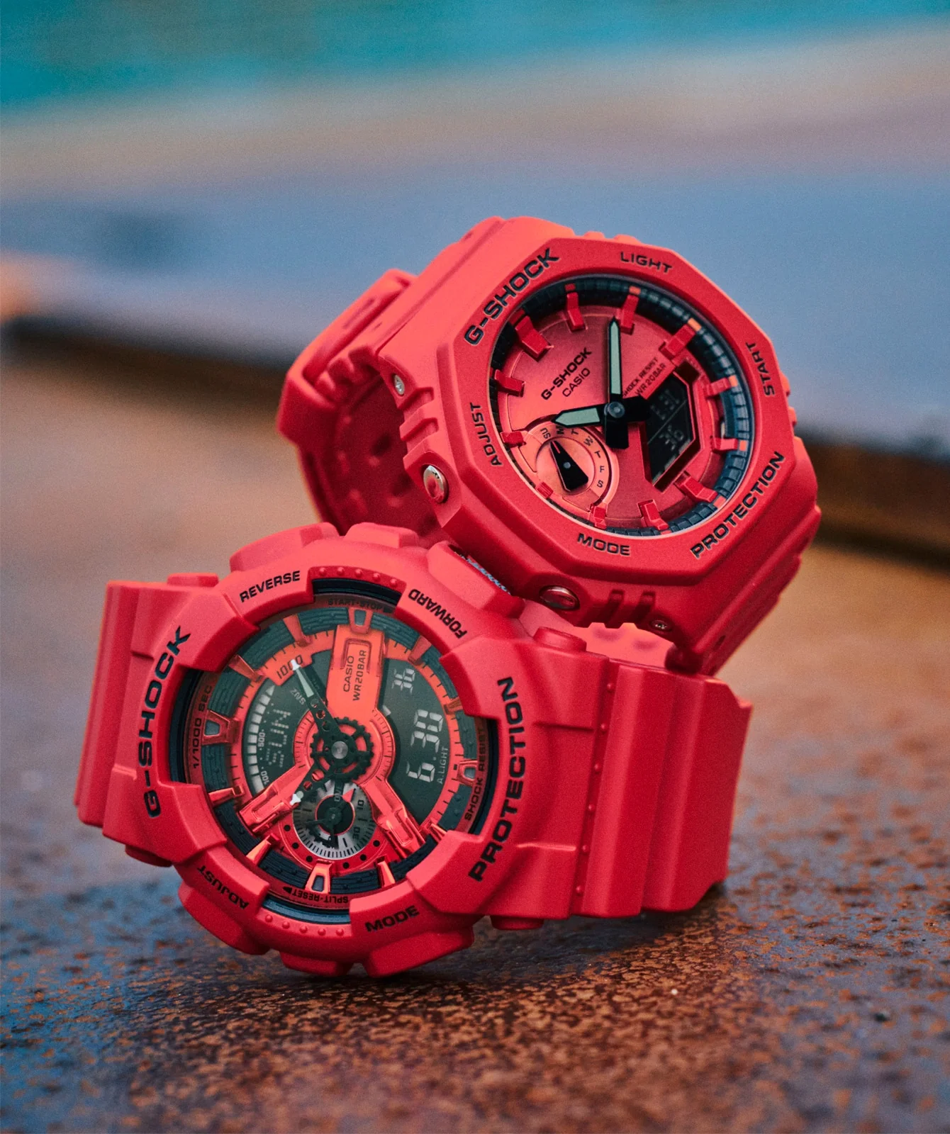 GA-2100RRB-4A Reloj G-Shock de hombre correa de silicona - Image 5