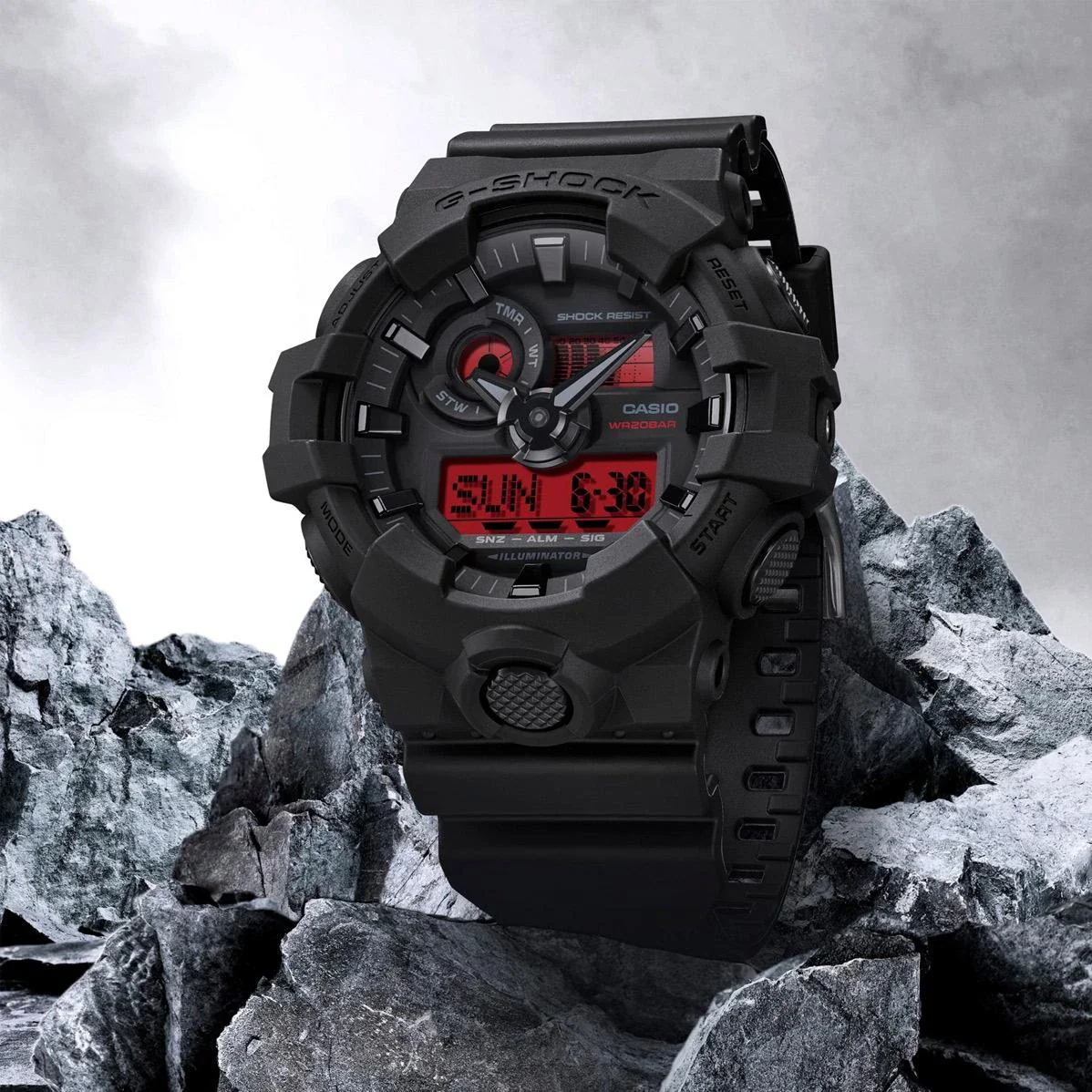 GA-700BBR-1A Reloj G-Shock de hombre pulsera de resina - Image 3