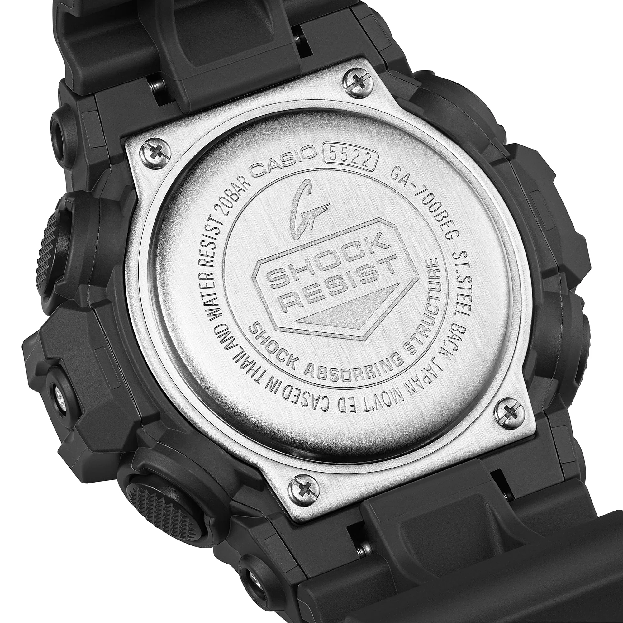GA-700BEG-1A Reloj G-Shock de hombre correa de resina - Image 3