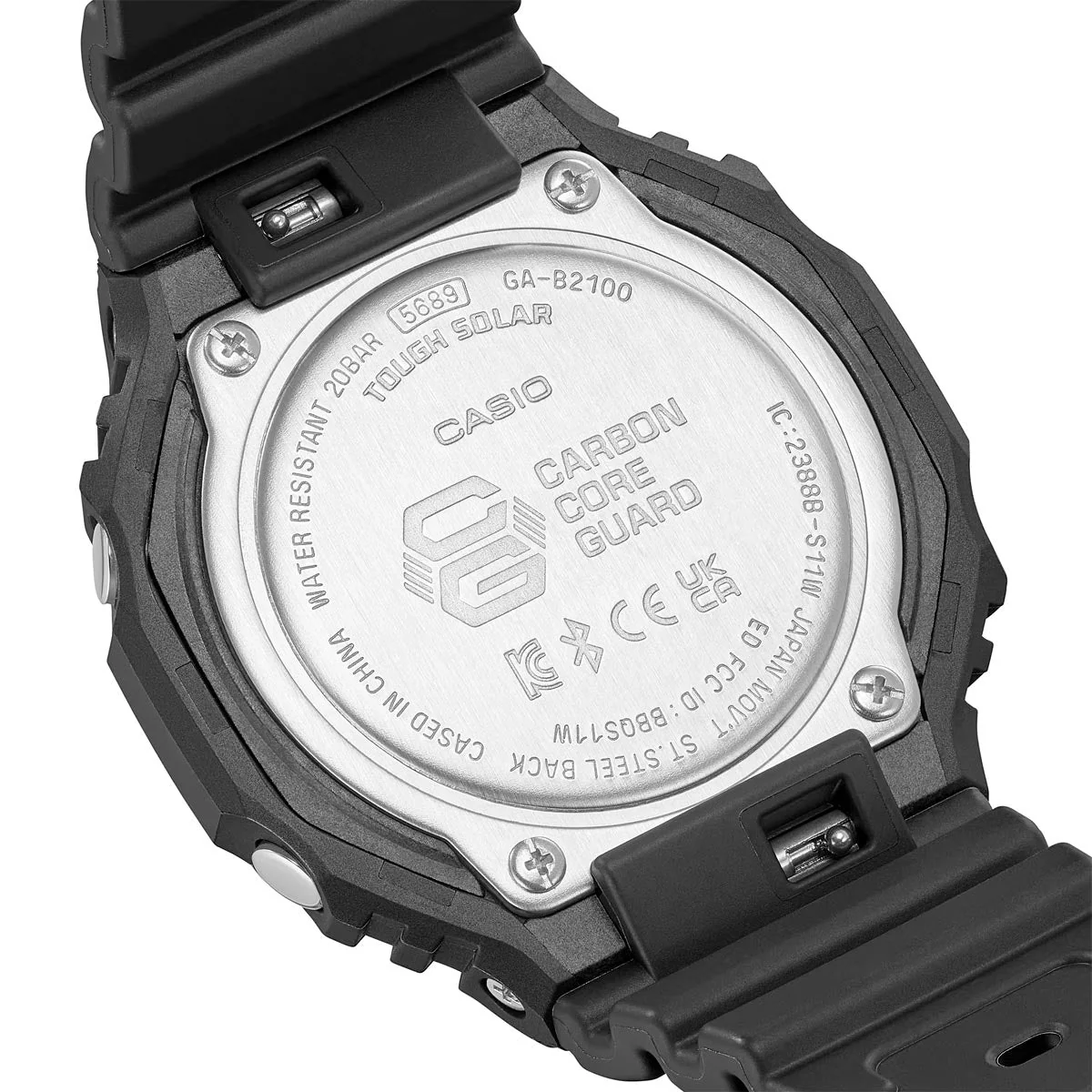 GA-B2100BBR-1A Reloj G-Shock Bluetooth de hombre correa de caucho - Image 5