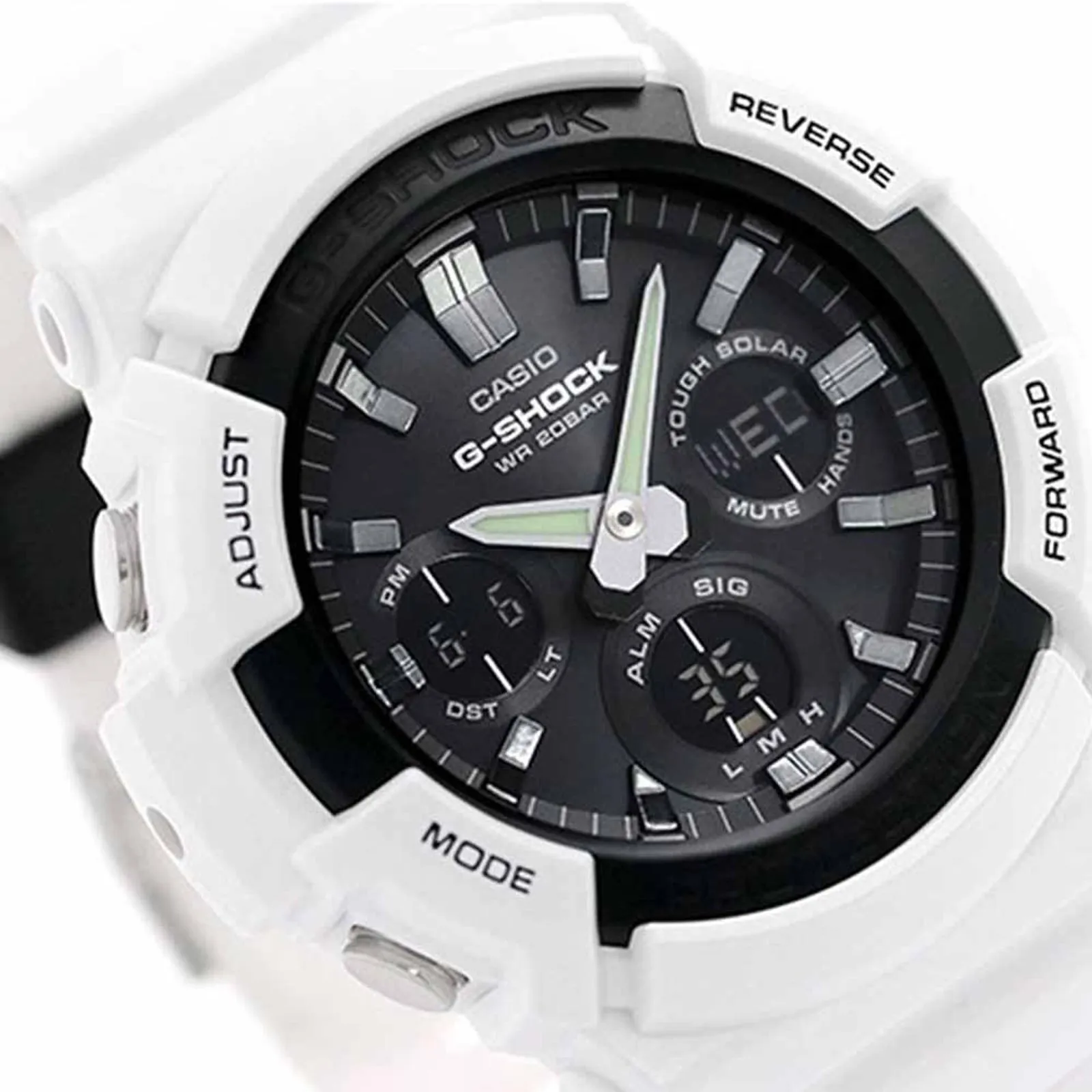 GAS-100B-7ACF Reloj G-Shock de hombre correa de caucho 42 mm - Image 3