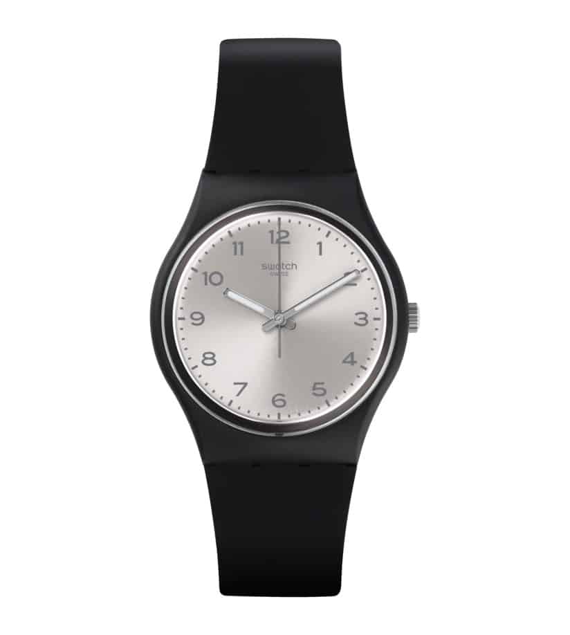 GB287 Reloj Swatch Silver Friend Too Análogo Unisex correa de Caucho