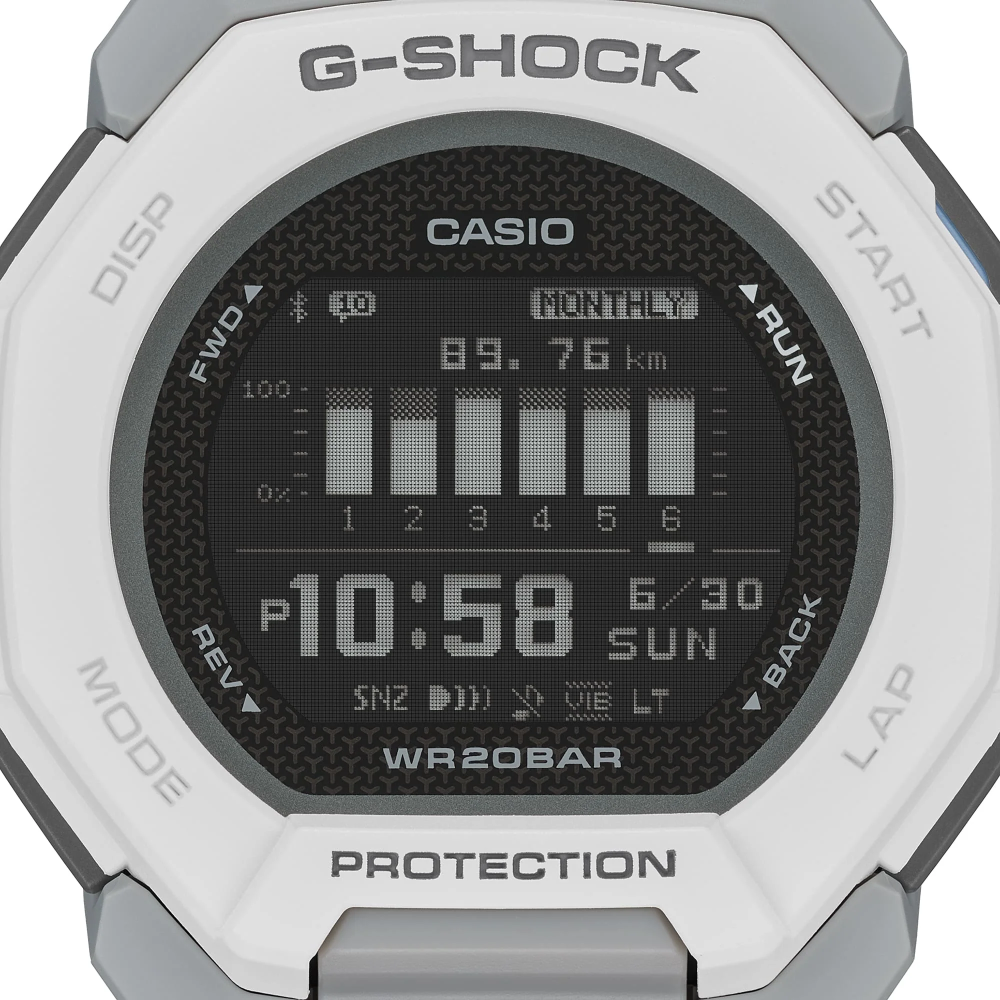 GBD-300-7 G-Shock para hombre pulsera de caucho con bluetooth - Image 5