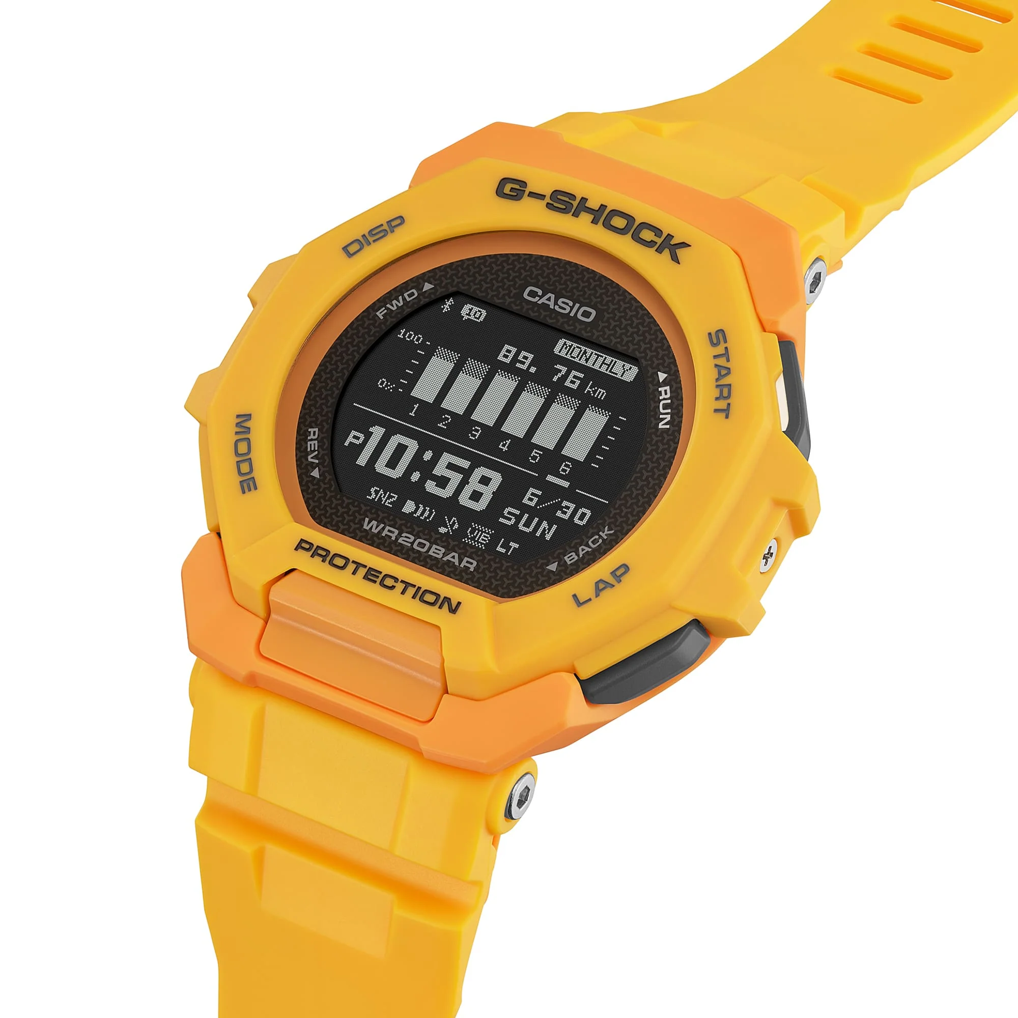 GBD-300-9 G-Shock reloj para hombre pulsera de caucho con bluetooth - Image 2