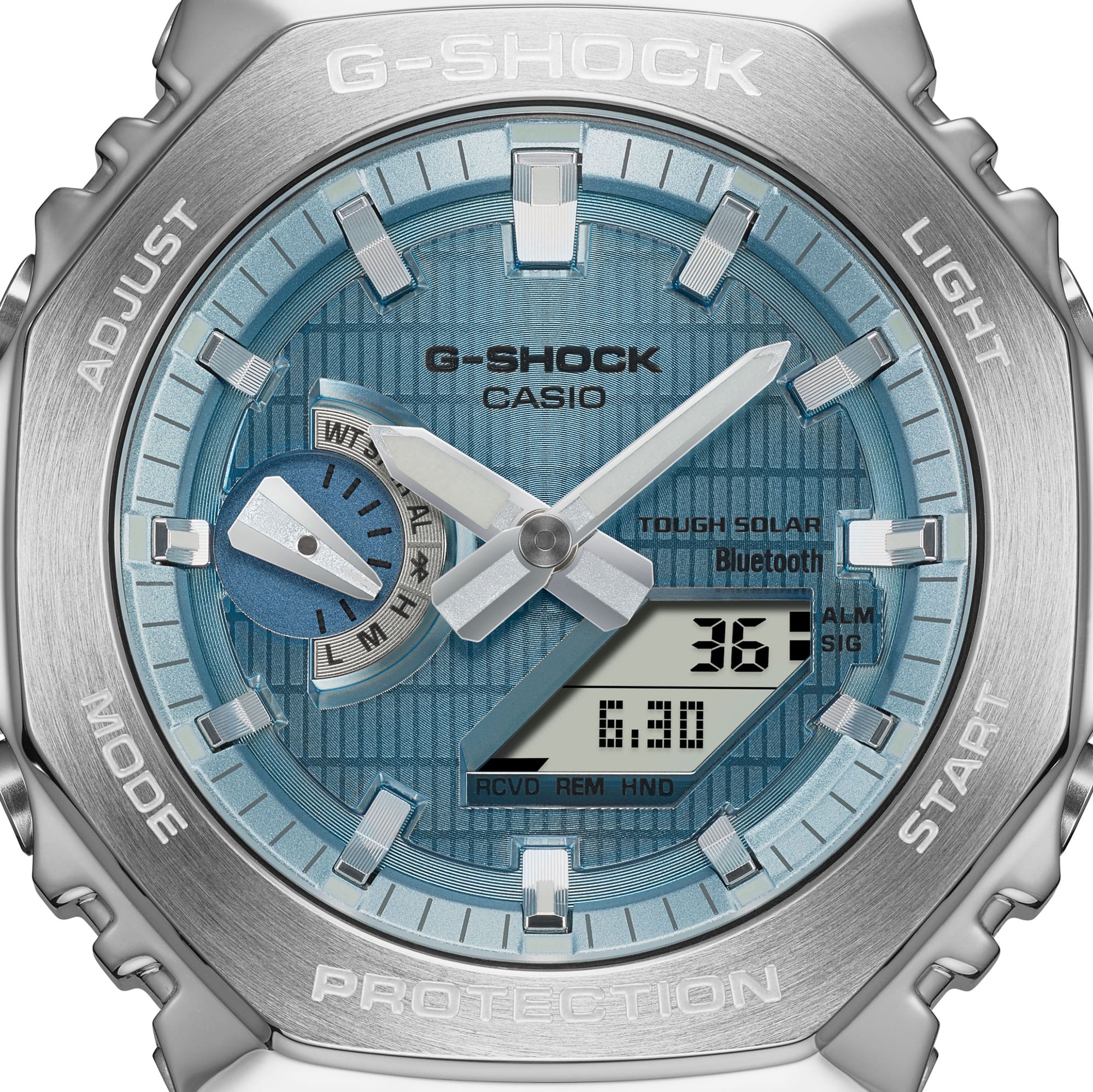 GBM-2100A-1A2 Reloj G-Shock Tough Solar de hombre pulsera de resina bluetooth - Image 9