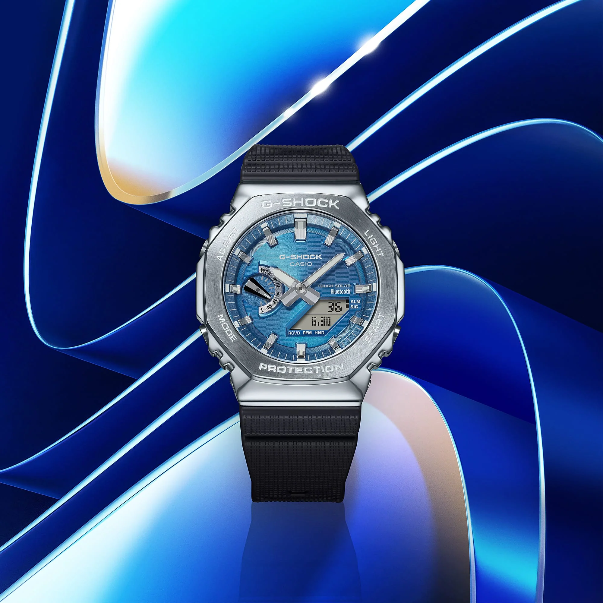 GBM-2100A-2B Reloj G-Shock de hombre correa de silicona - Image 5