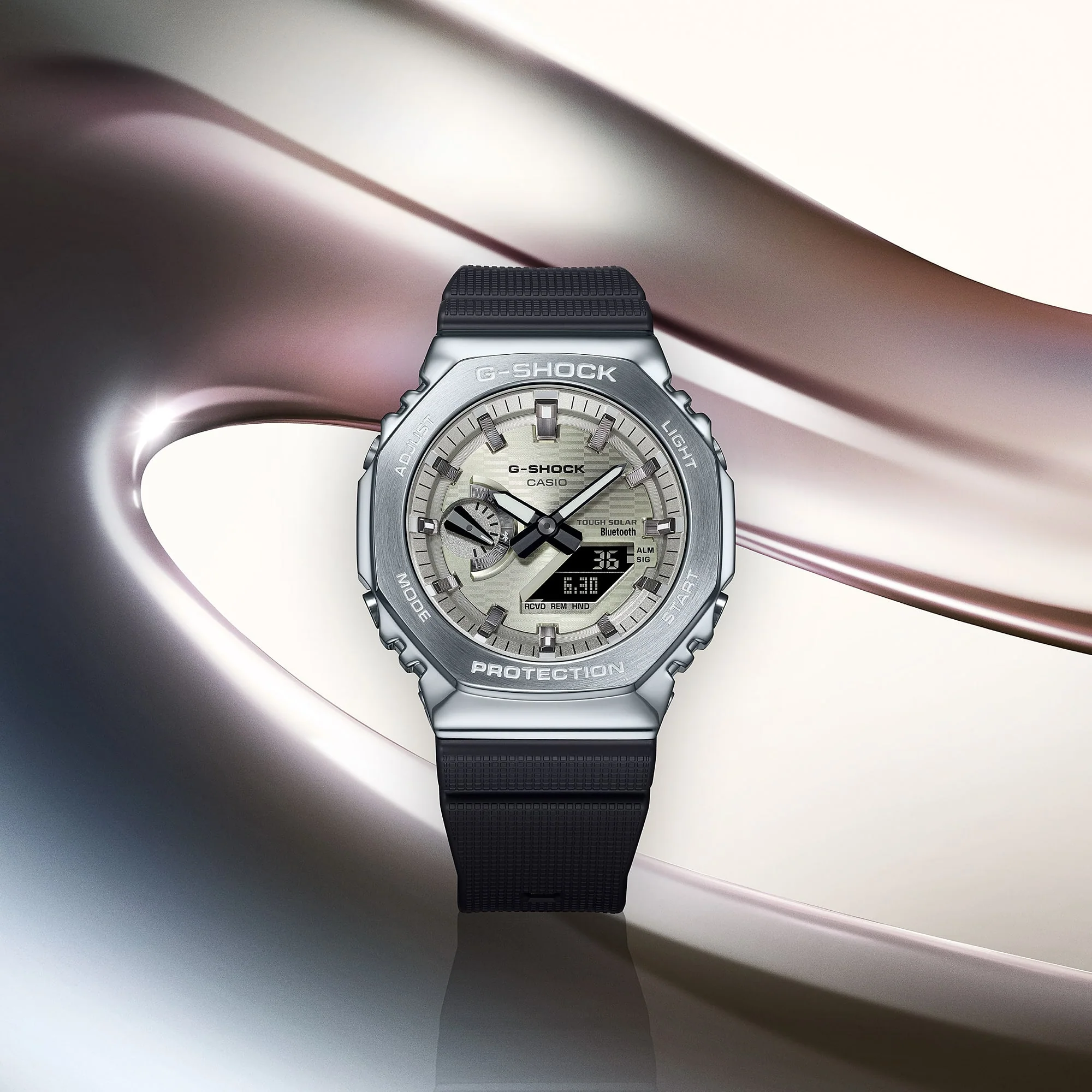 GBM-2100A-8B Reloj G-Shock de hombre correa de caucho - Image 3