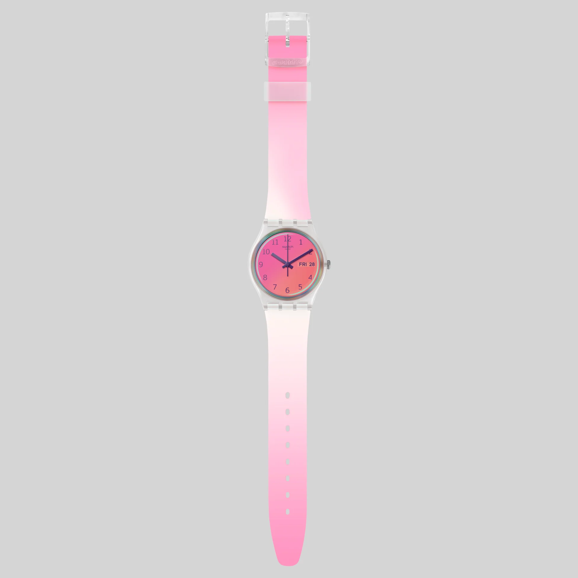 GE719 Reloj Swatch Ultrafushia Análogo para Señorita correa de Caucho - Image 3