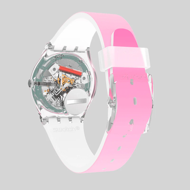 GE719 Reloj Swatch Ultrafushia Análogo para Señorita correa de Caucho - Image 4