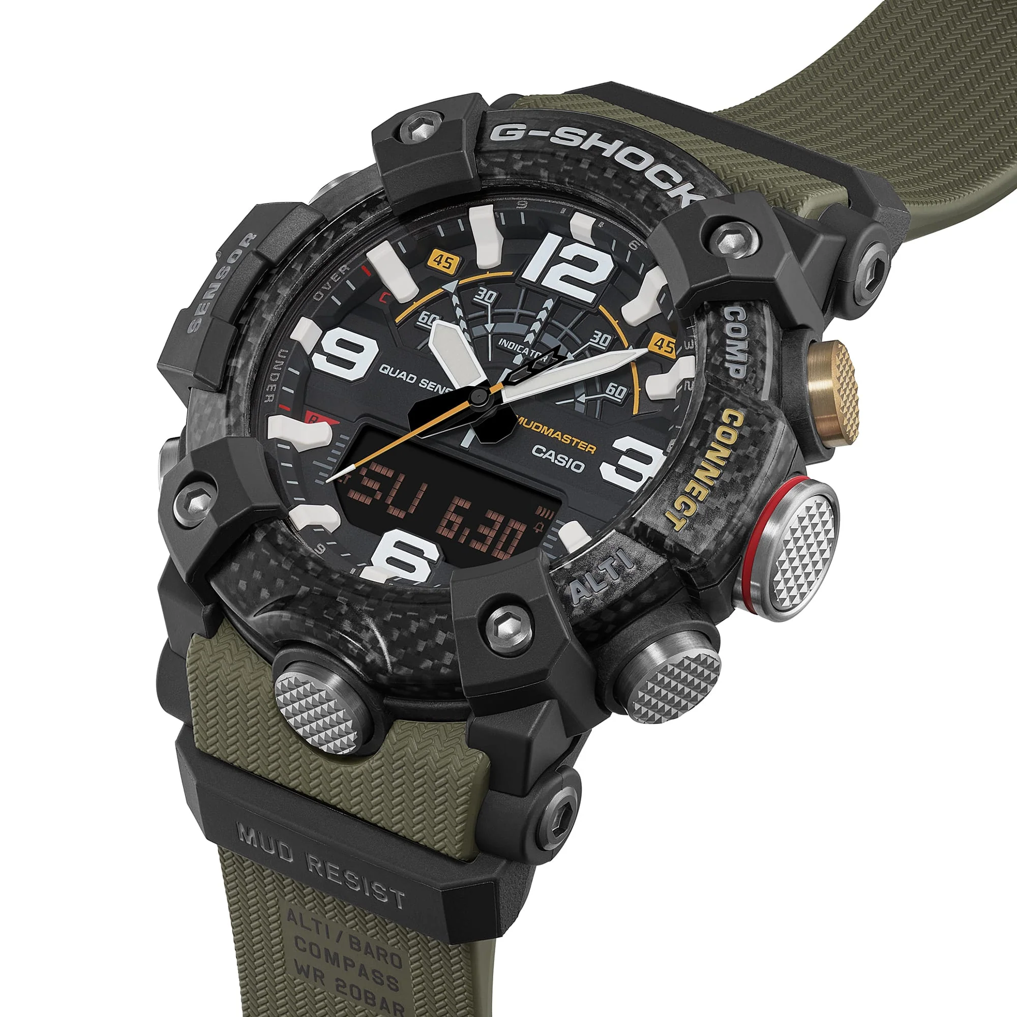 GG-B100X-1A3 Reloj G-Shock mudmaster Master of G de hombre correa de silicona - Image 10