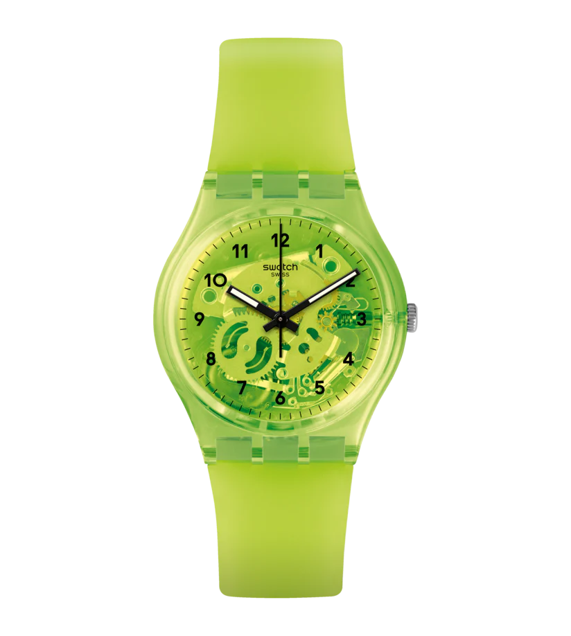 GG227 Reloj Swatch Lemon Flavour de señorita correa de resina