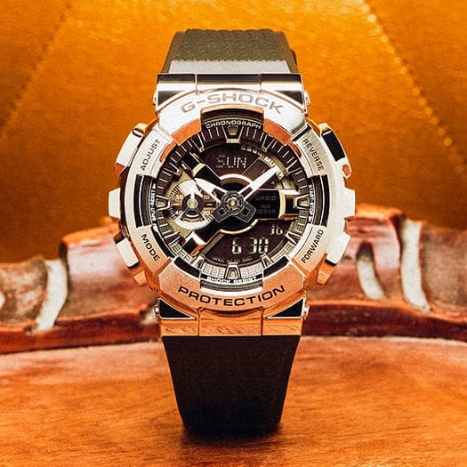 GM-110-1A Reloj G-Shock para Hombre Correa de Resina Doble Hora - Image 6