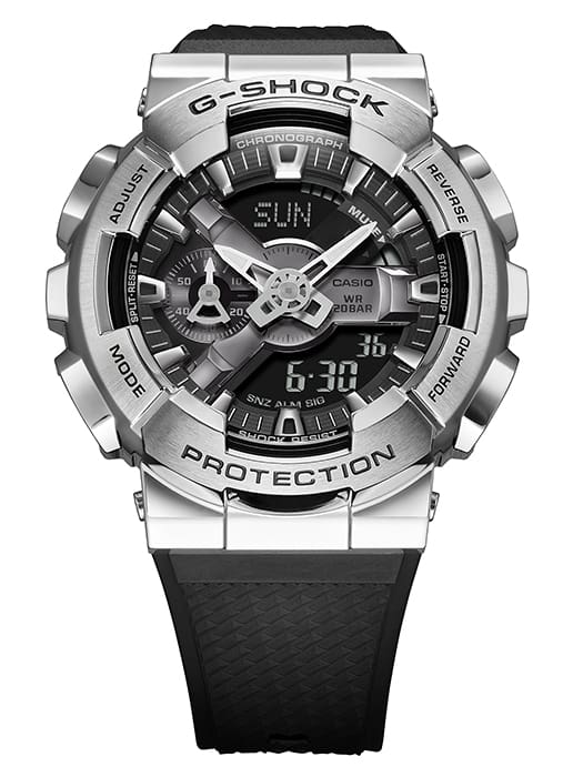 GM-110-1A Reloj G-Shock para Hombre Correa de Resina Doble Hora - Image 7