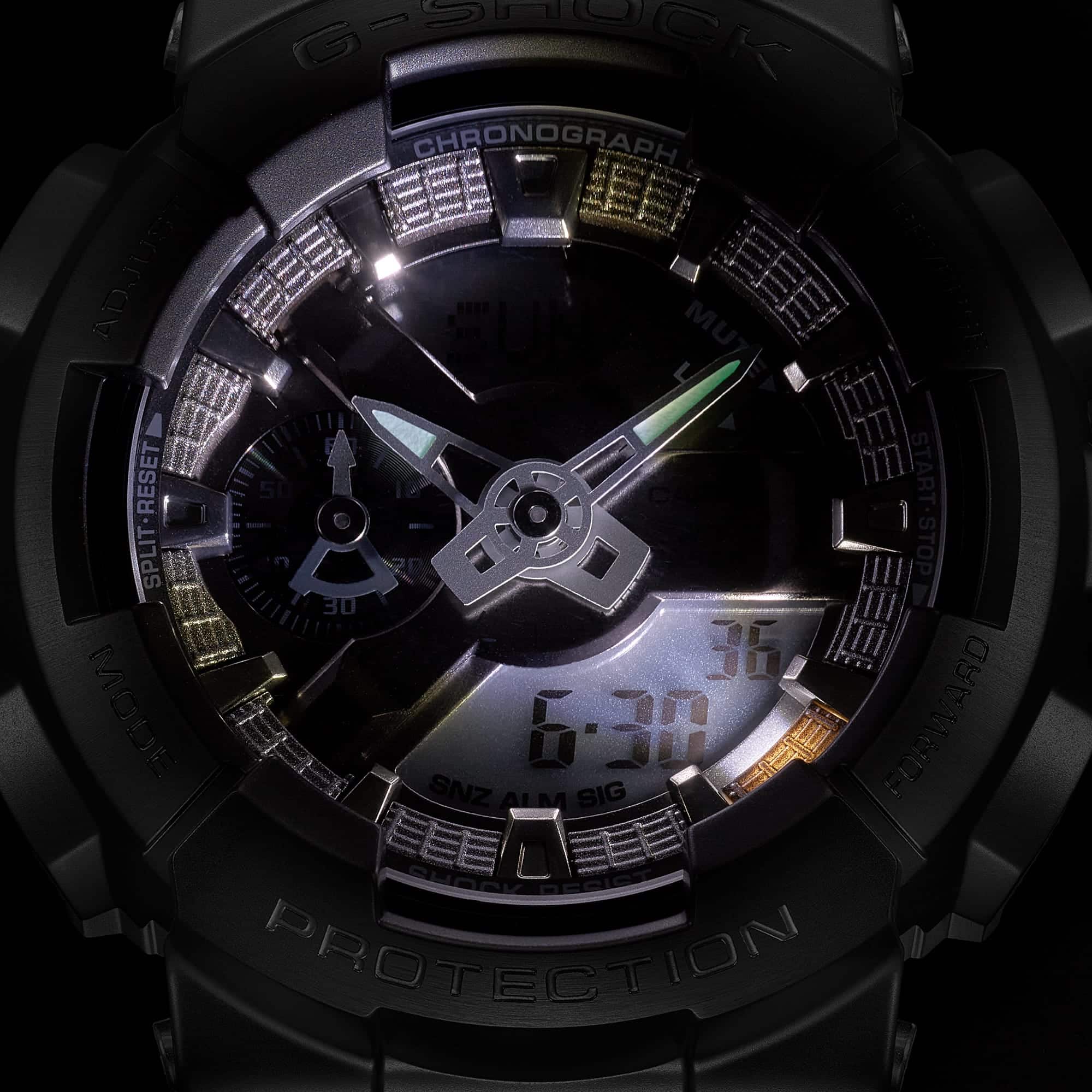 GM-110MF-1A G-Shock Reloj para Hombre Correa de Goma Doble Hora - Image 8