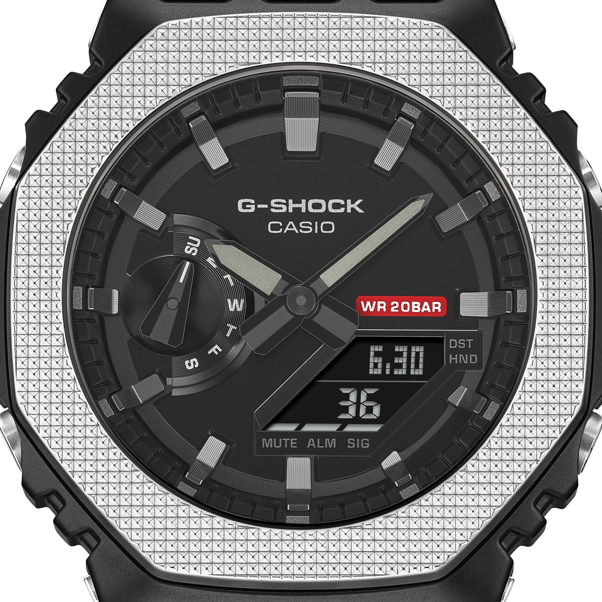 GM-2100BM-1A Reloj G-Shock de hombre correa de resina doble hora - Image 3
