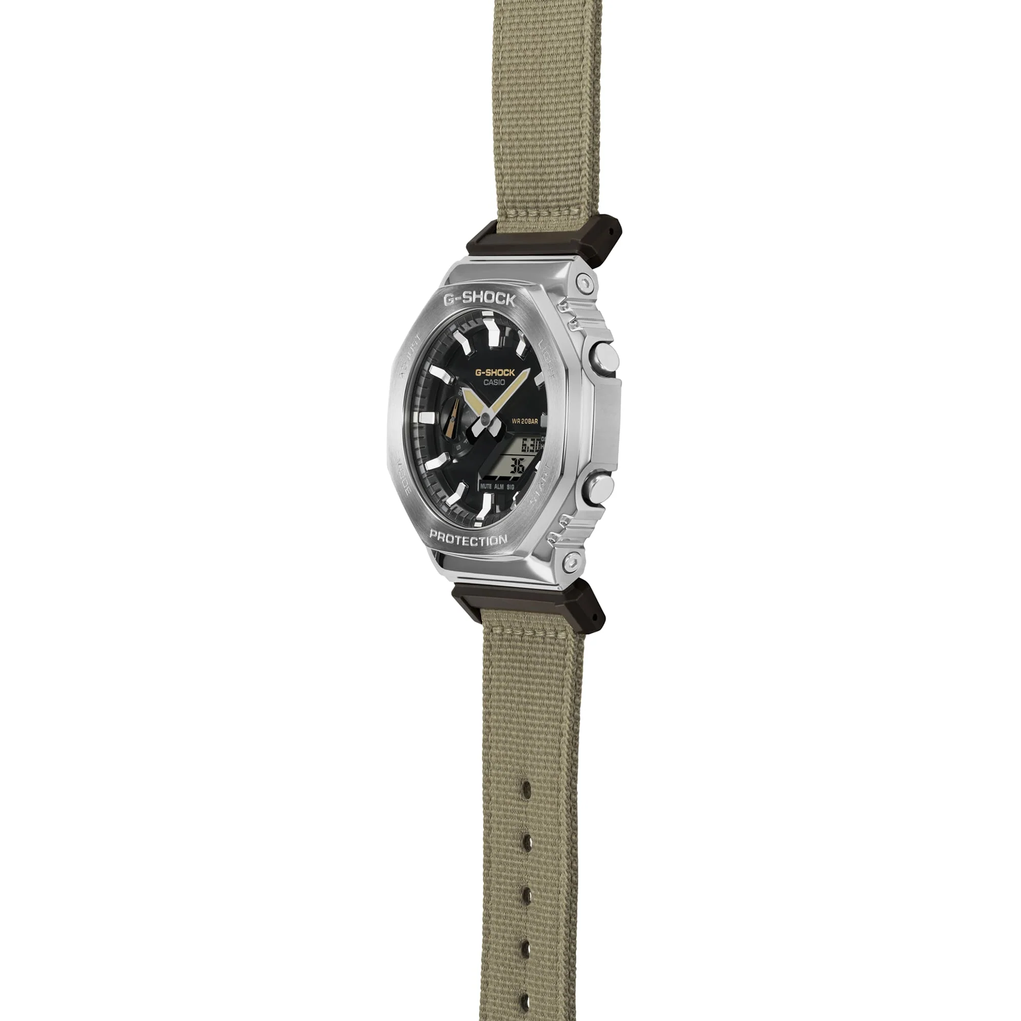GM-2100C-5A G-Shock G-Steel Reloj para Hombre Pulsera de Tela - Image 5