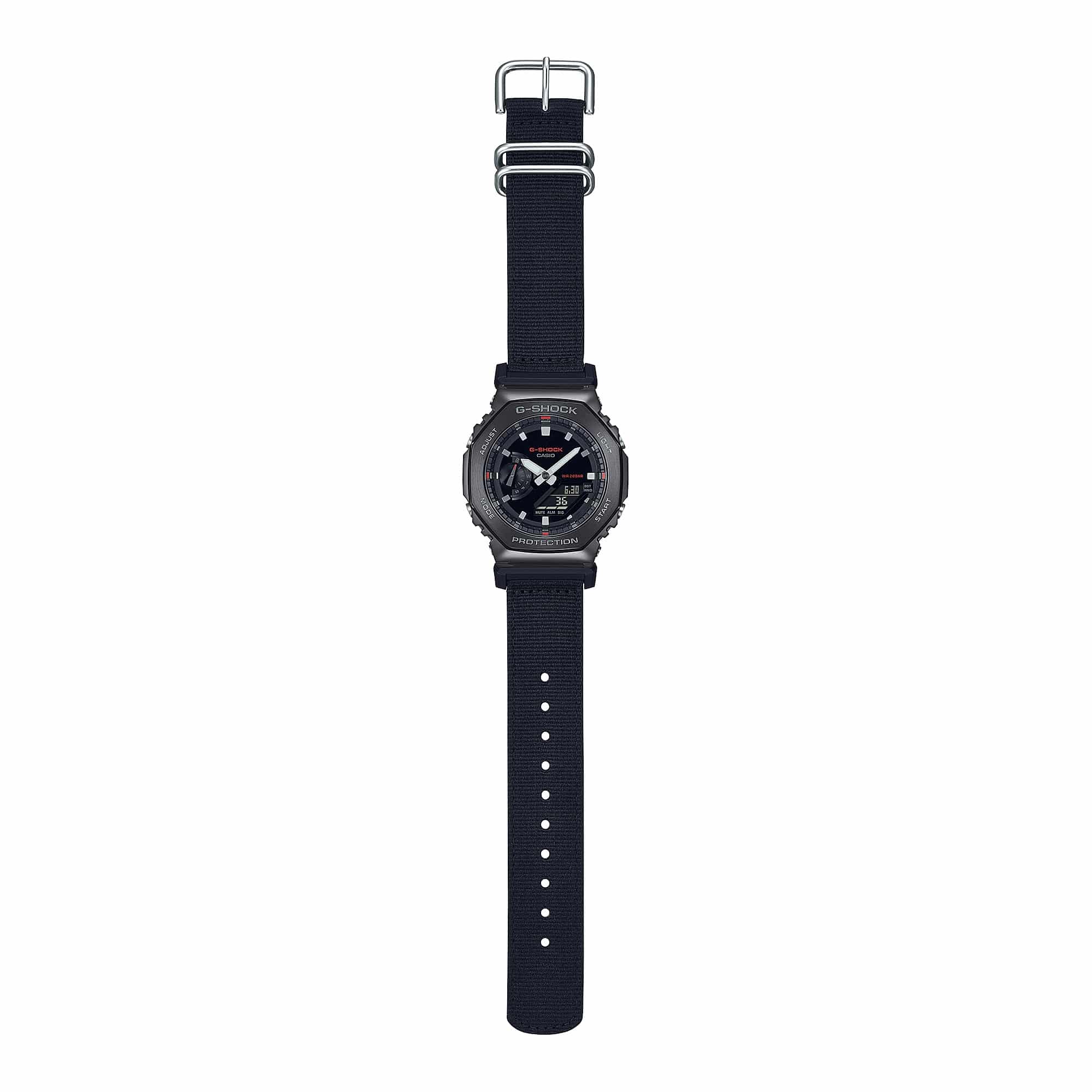 GM-2100CB-1A G-Shock G-Steel Reloj para Hombre Pulsera de Tela - Image 2