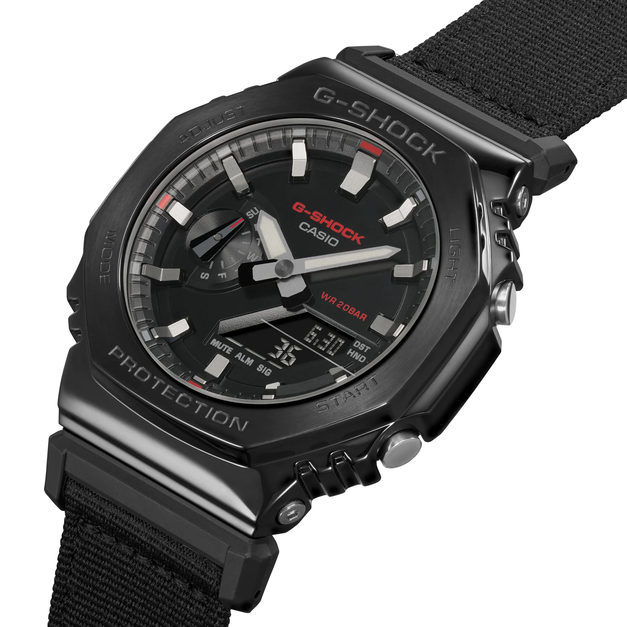 GM-2100CB-1A G-Shock G-Steel Reloj para Hombre Pulsera de Tela - Image 6