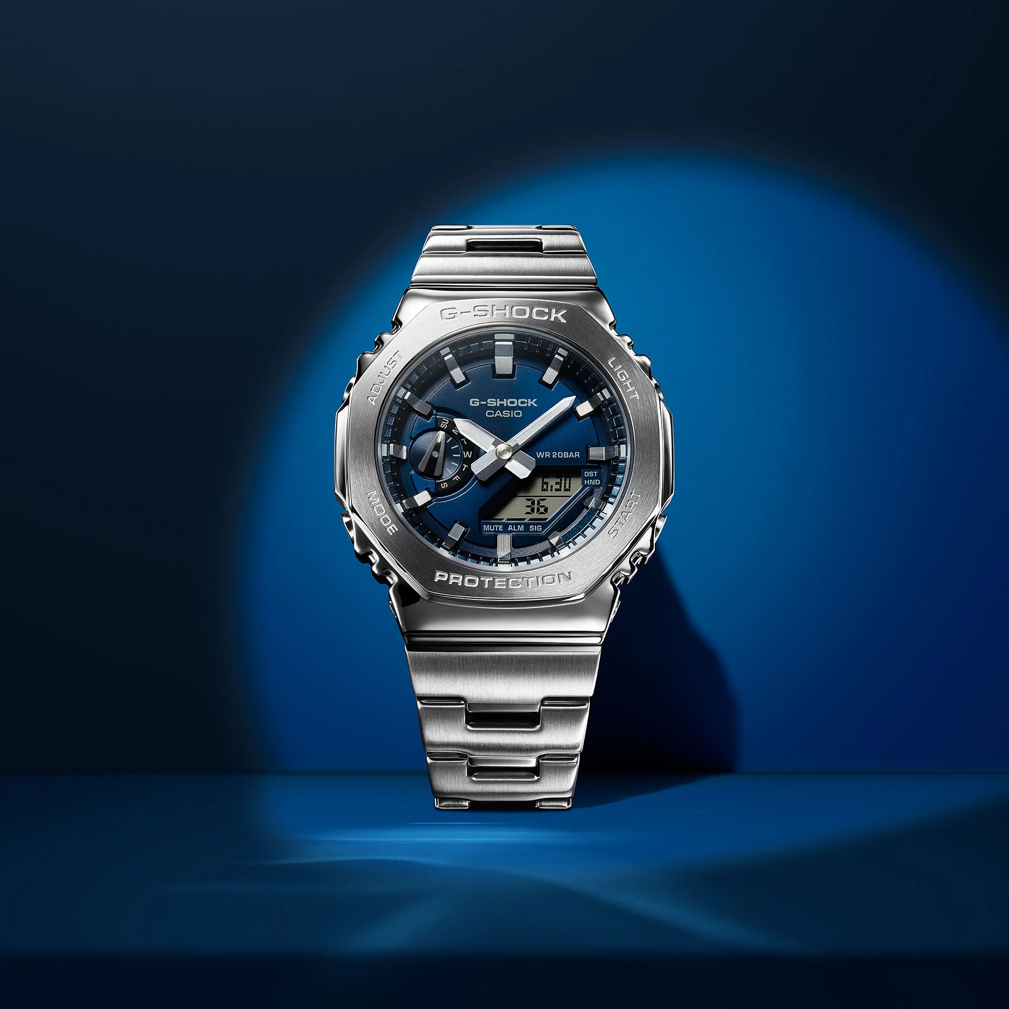 GM-2110D-2B G-Shock reloj para caballero pulsera de metal - Image 4