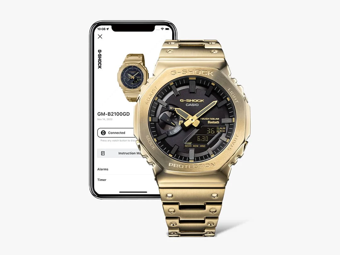 GM-B2100GD-9A Reloj G-Shock de hombre correa de metal - Image 2