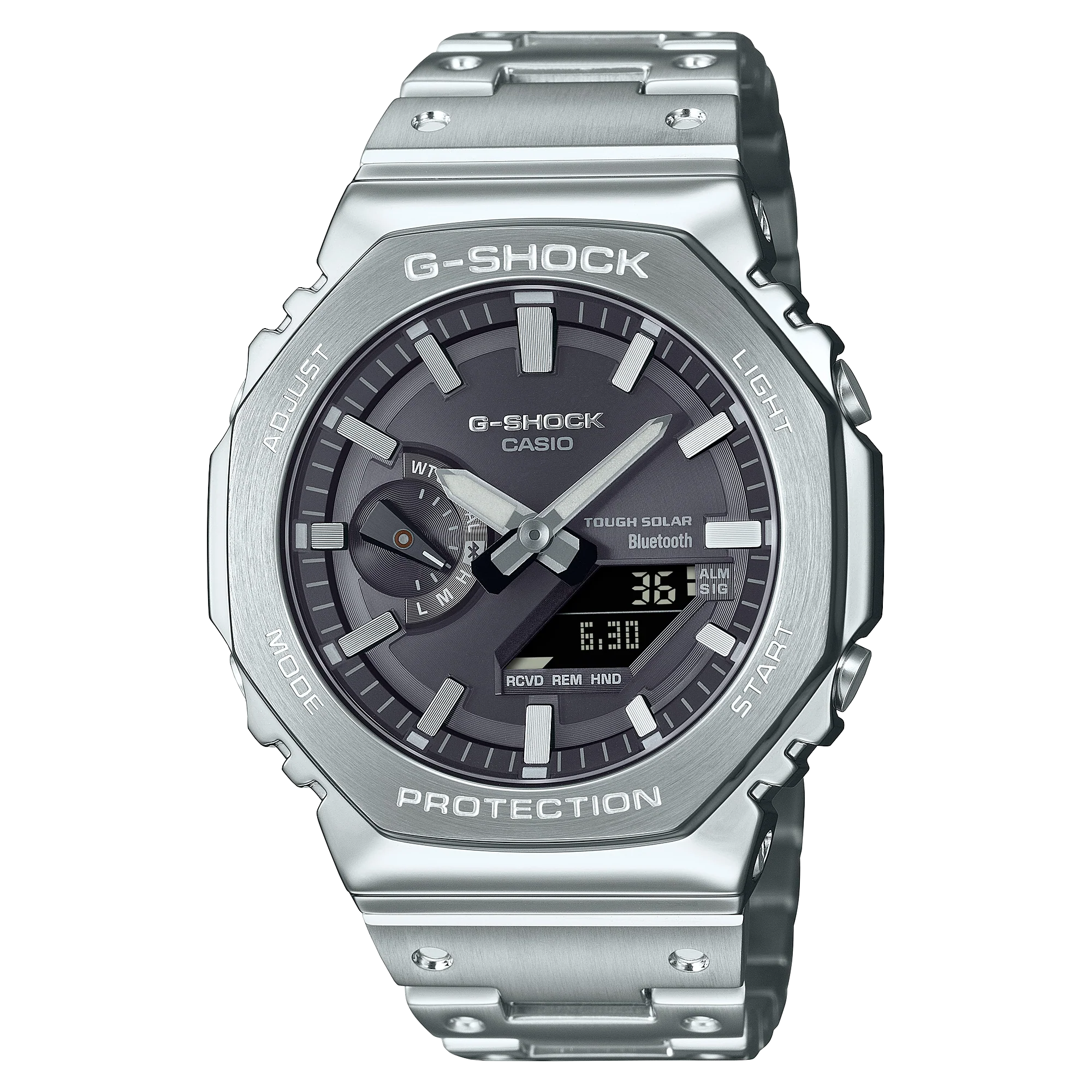 GM-B2100SD-1A Reloj G-Shock de hombre correa de metal bluetooth