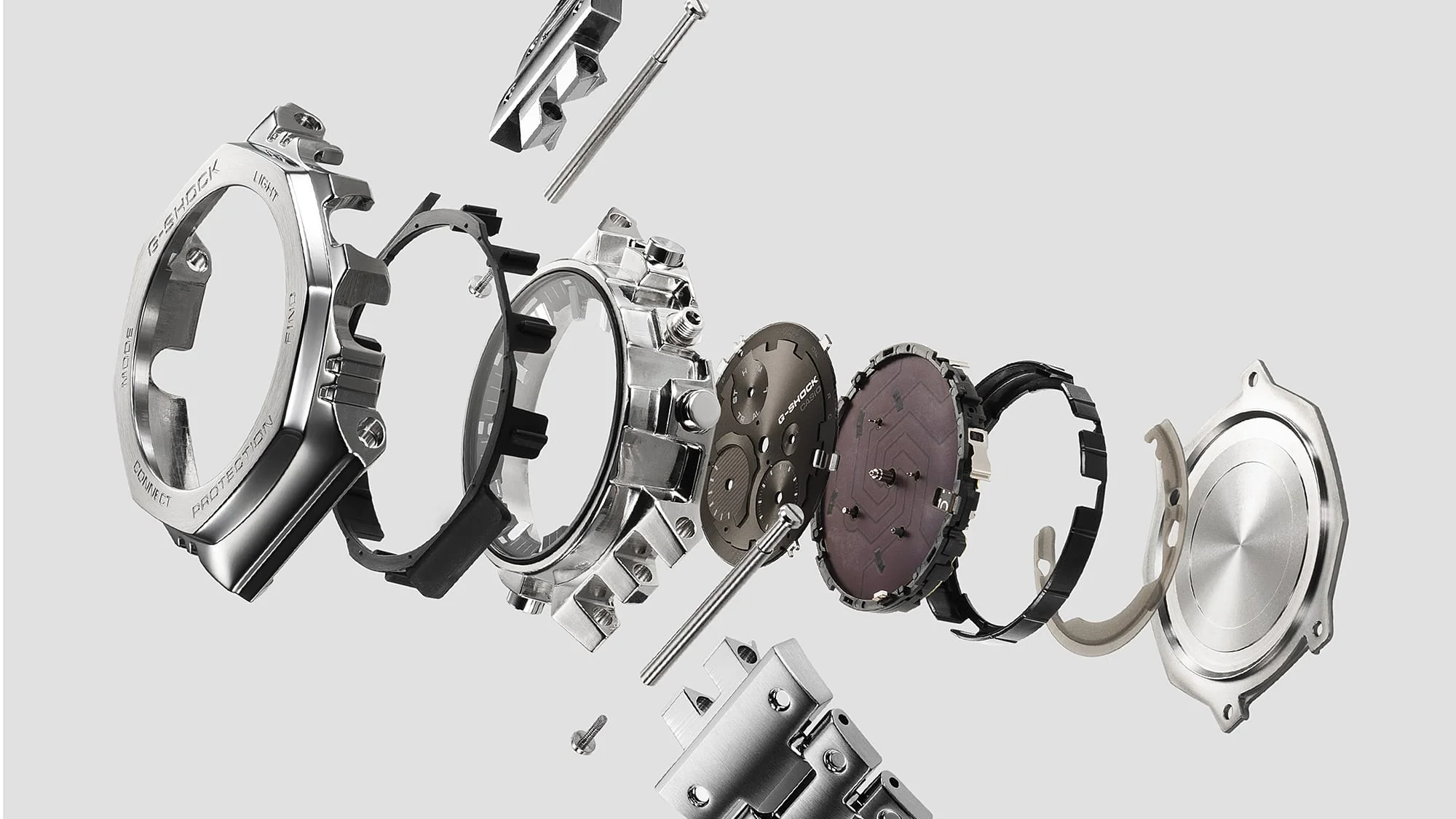 GMC-B2100BT-1A Reloj G-shock de hombre correa de metal - Image 7