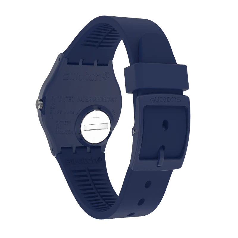 GN726 Reloj Swatch Over Blue de hombre pulsera de resina - Image 3